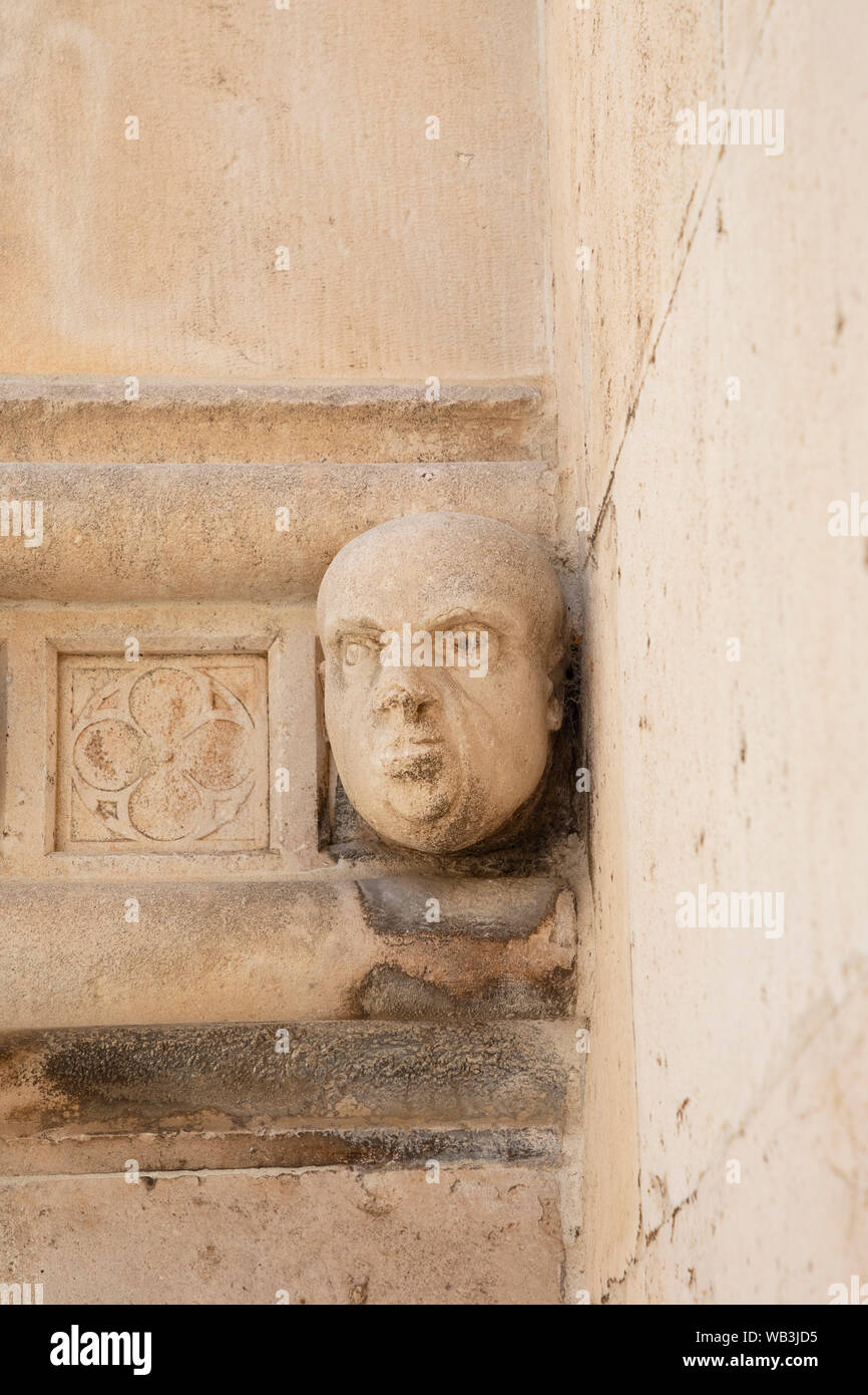 Ritratti rinascimentale presso la Cattedrale di San Giacomo di Sibenik, Croazia, Europa Foto Stock