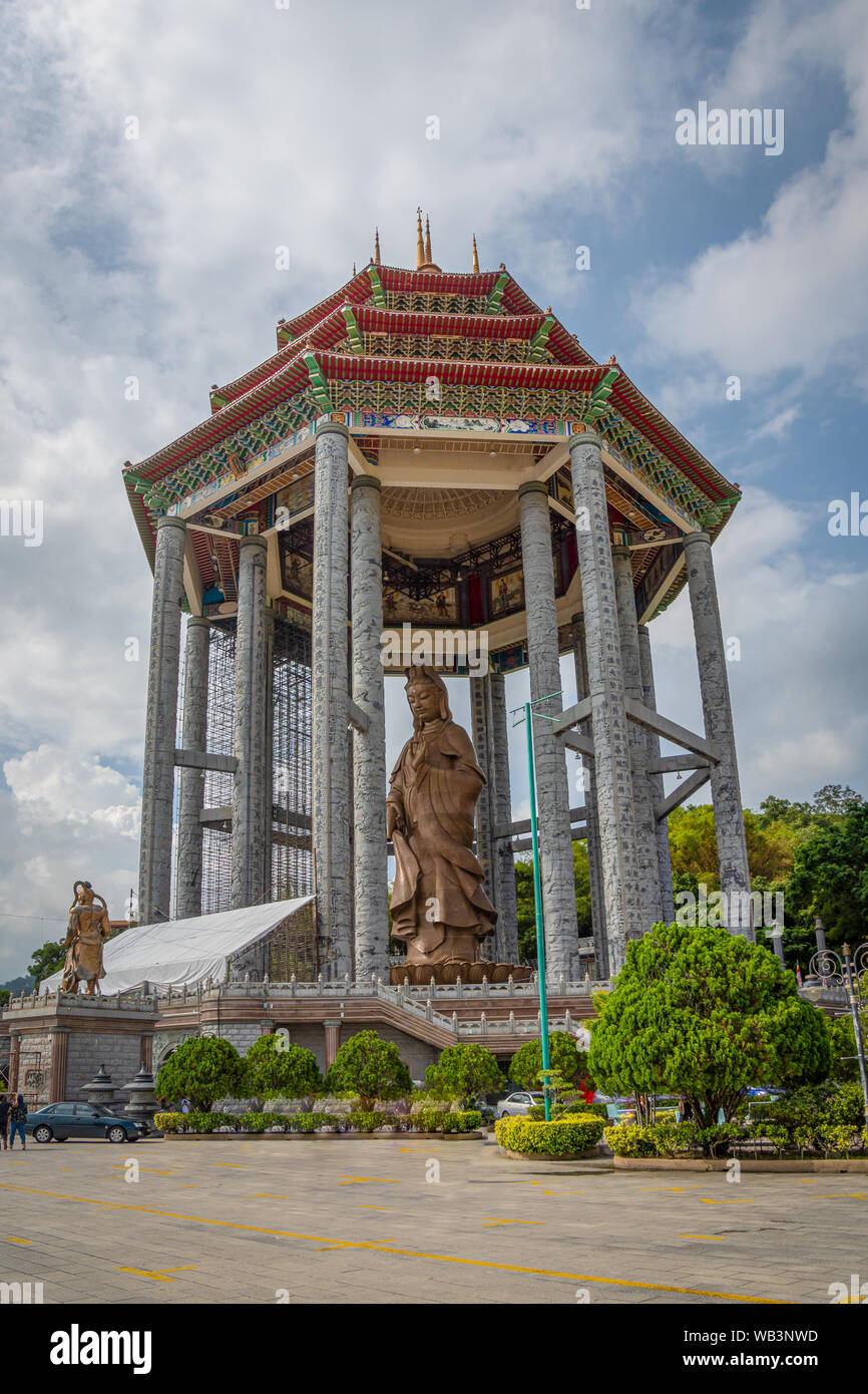 Kek-Lok tempio a George Town Penang più grande tempio buddista Foto Stock