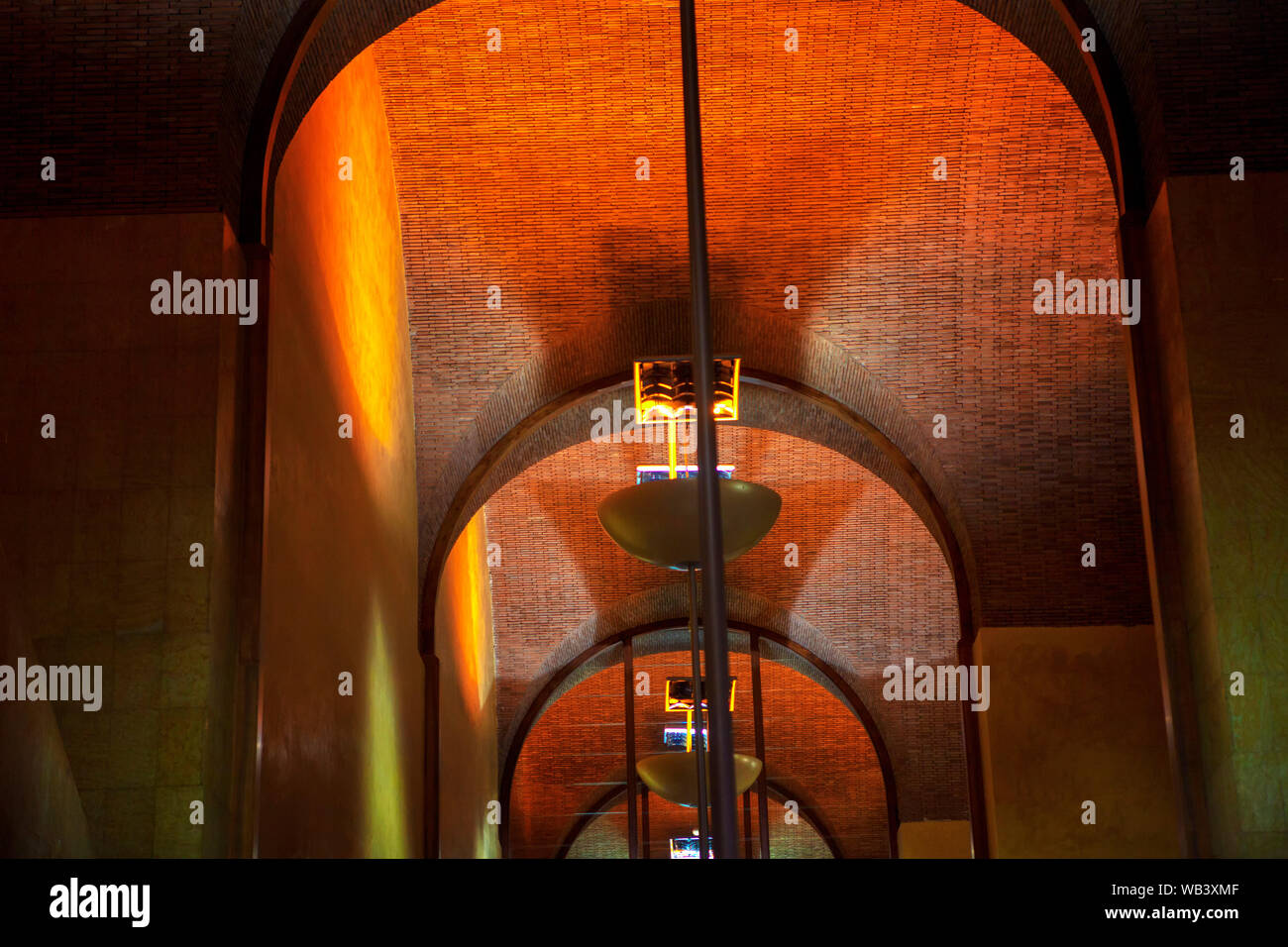 Soffitto con archi in vecchio stile Foto Stock