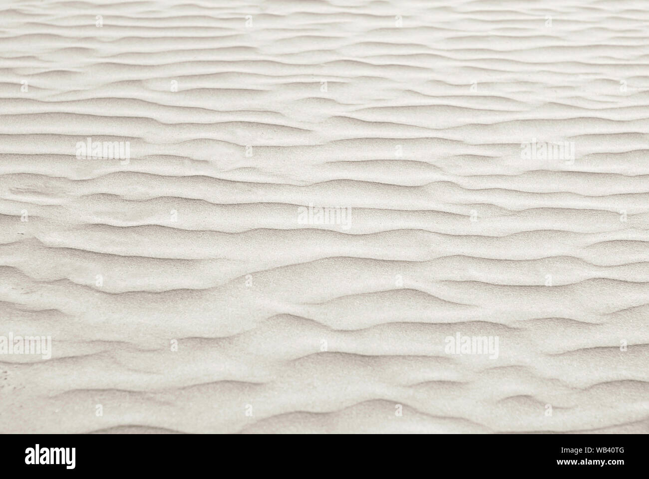 Sfondo - dune del deserto vicino, increspature sulla superficie di sabbia Foto Stock