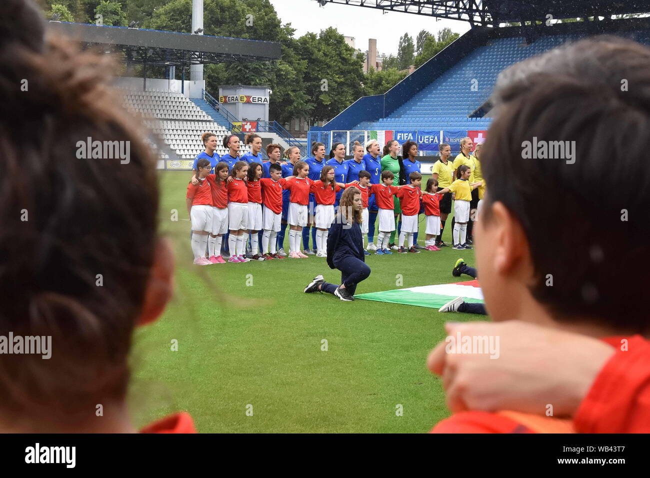 Italia durante Italia-svizzera donne, FERRARA, Italia, 29 maggio 2019, calcio squadra di calcio italiano Foto Stock