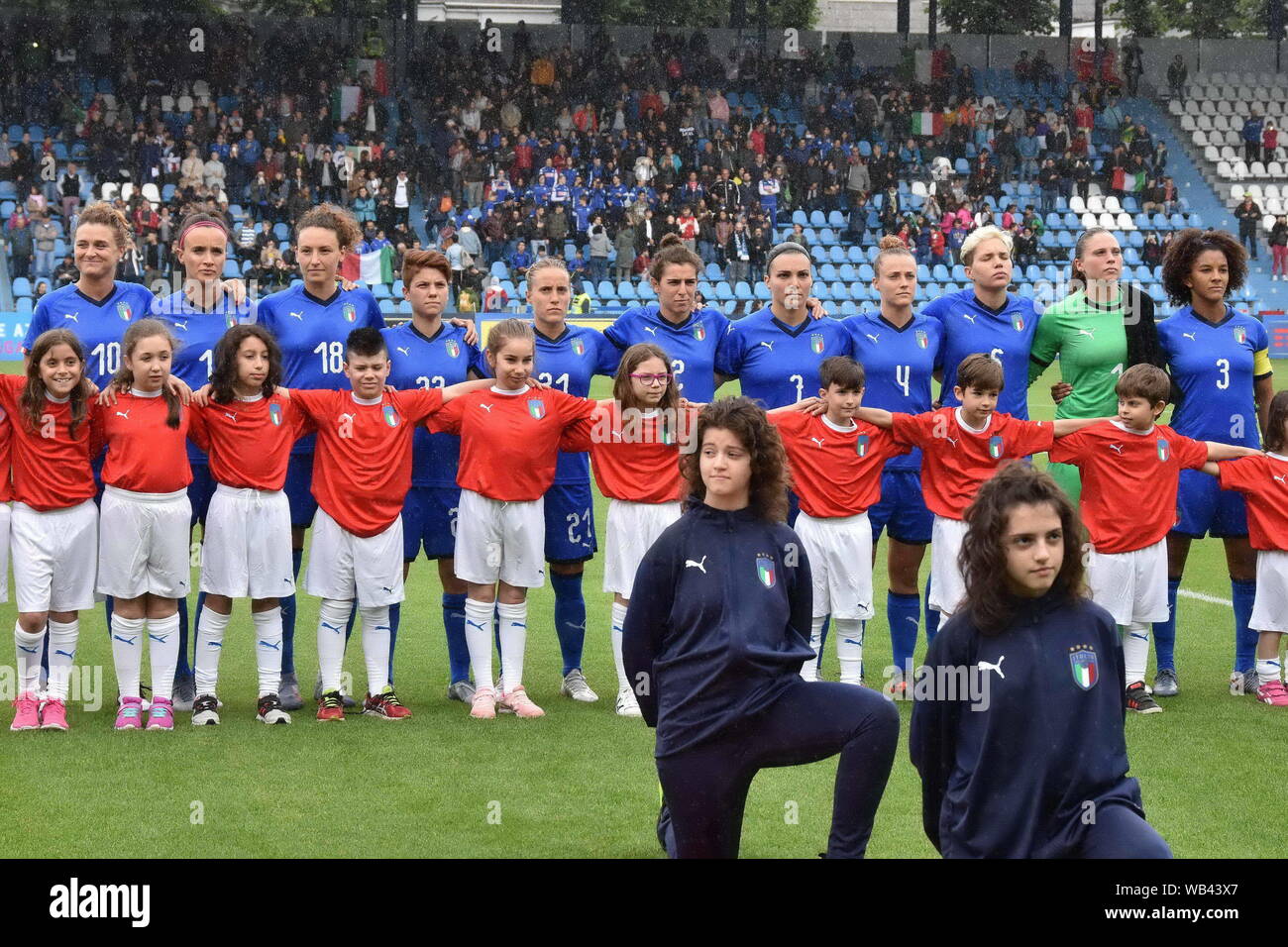 Italia durante Italia-svizzera donne, FERRARA, Italia, 29 maggio 2019, calcio squadra di calcio italiano Foto Stock