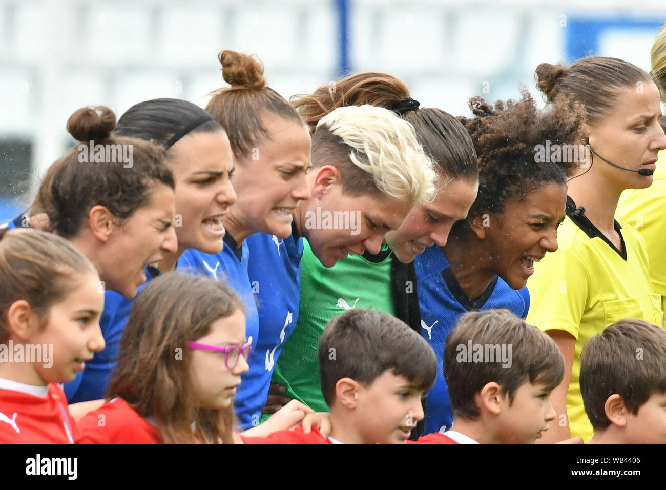 Italia durante Italia-svizzera donne, FERRARA, Italia, 29 maggio 2019, calcio squadra di calcio italiano Foto Stock