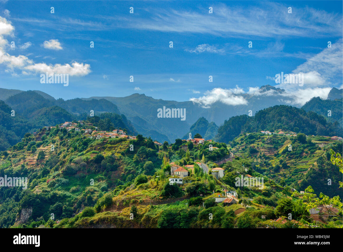 São Roque de Faial, isola di Madeira, Portogallo Foto Stock