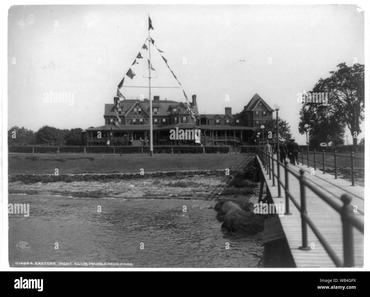 Eastern Yacht Club, Marblehead, messa. Abstract/medio: 1 stampa fotografica. Foto Stock