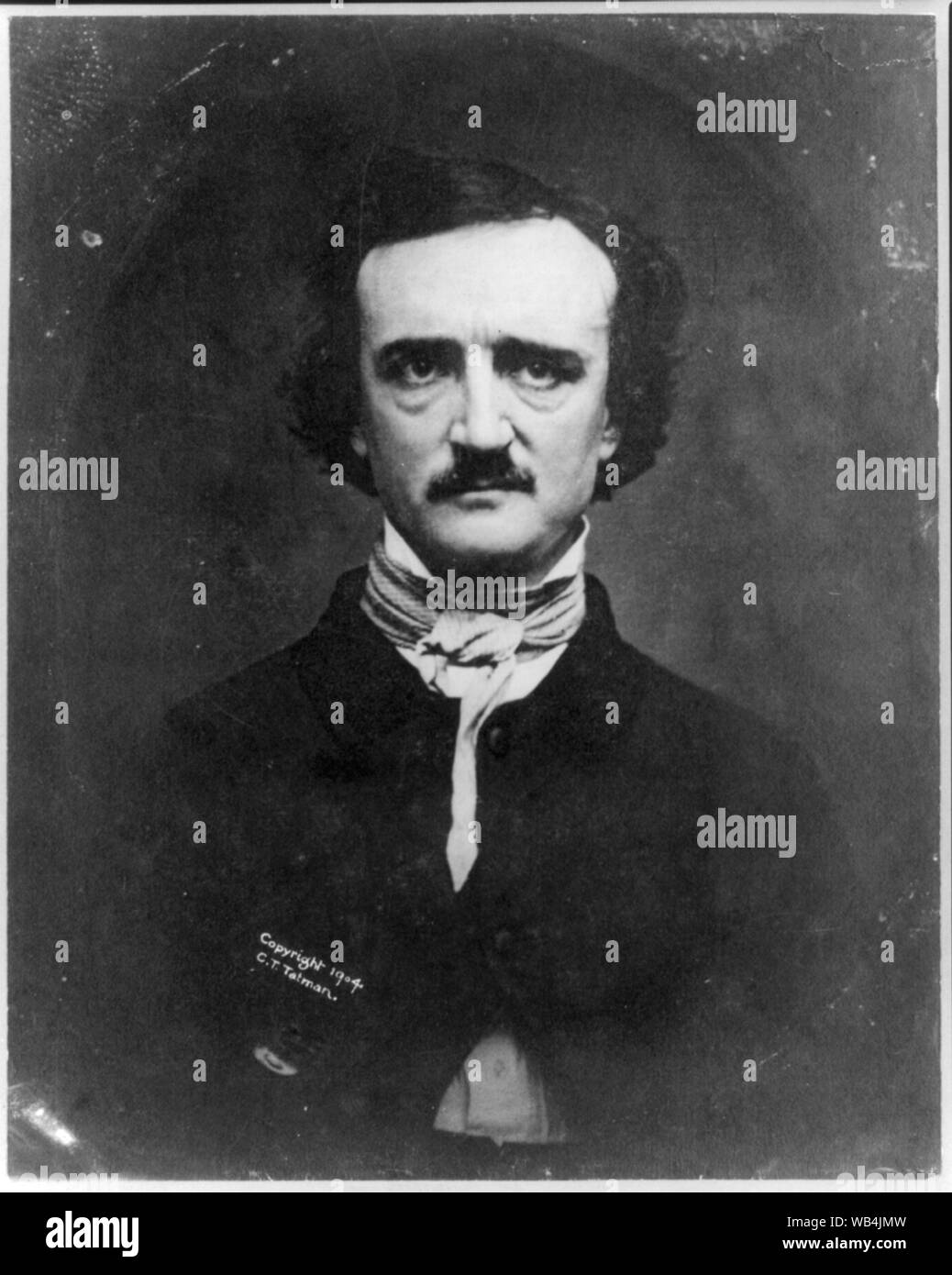 Edgar Allan Poe Abstract/medio: 1 stampa fotografica. Foto Stock