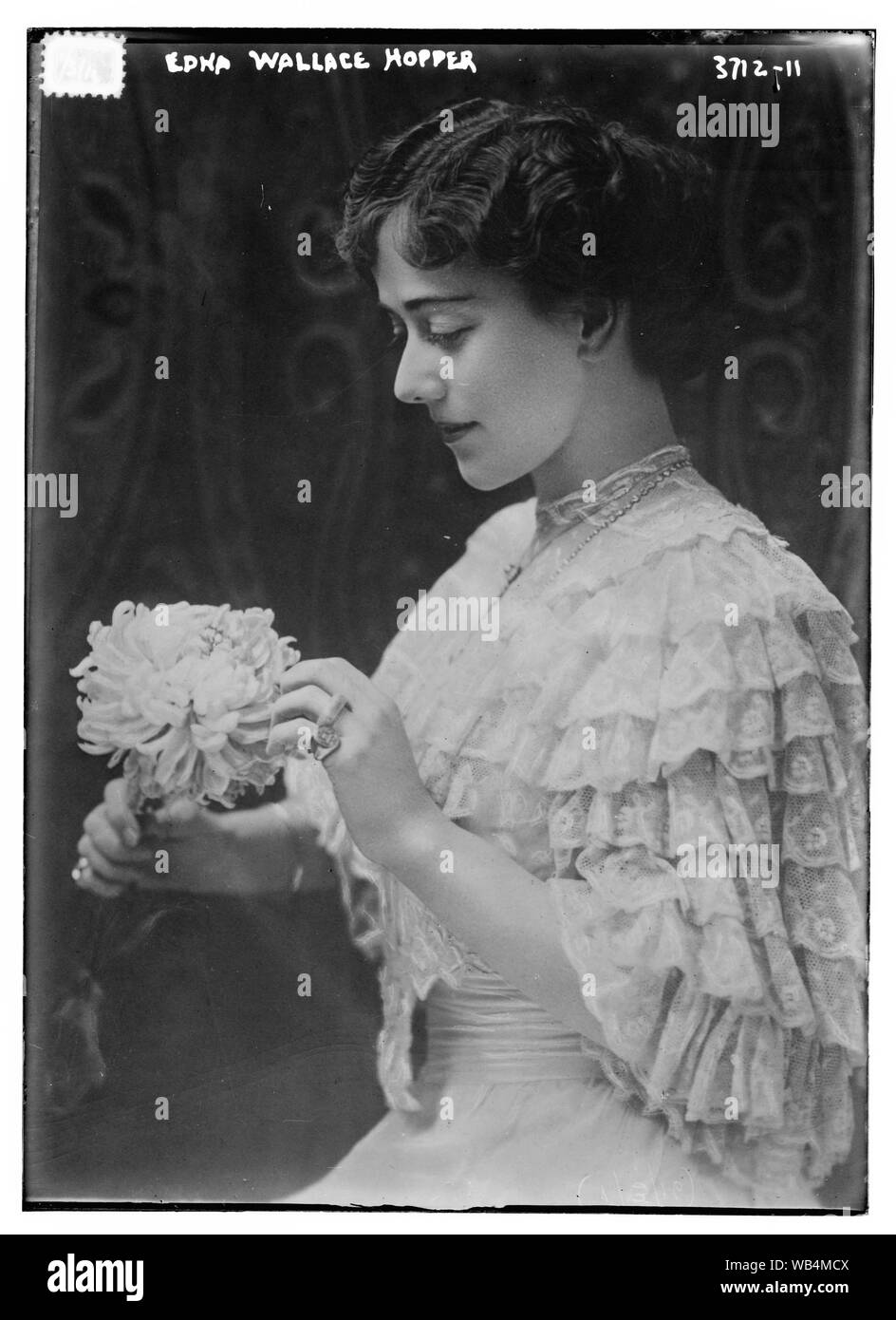 Edna Wallace tramoggia, 1/3/16 Abstract/medio: 1, negativo : vetro ; 5 x 7 in. o inferiore. Foto Stock