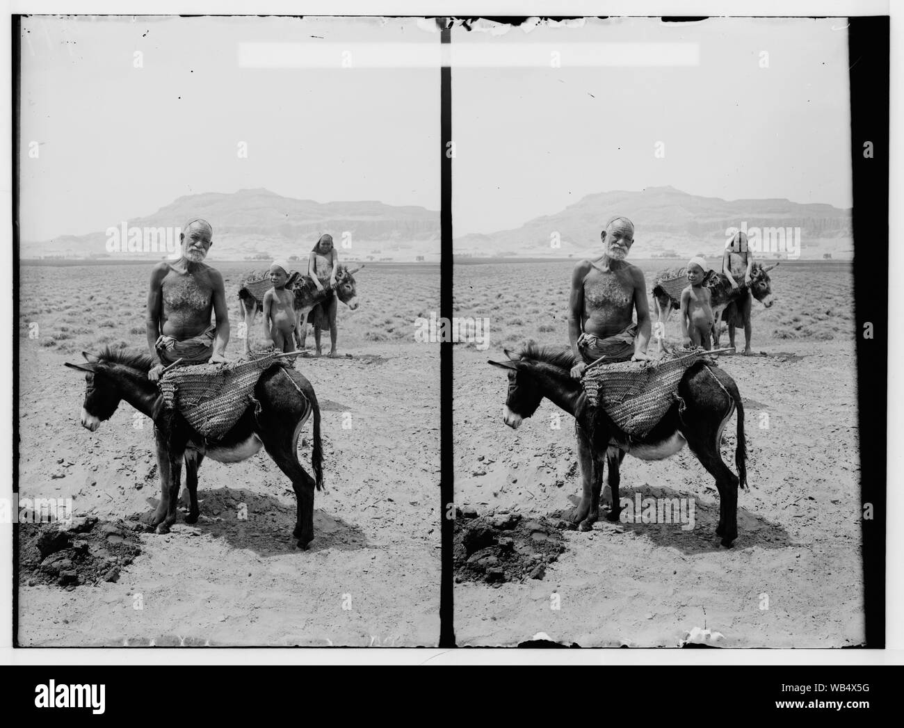 Caratteri egiziano, ecc. I contadini di Alto Egitto Abstract/medio: G. Eric e Edith Matson Collezione fotografica Foto Stock