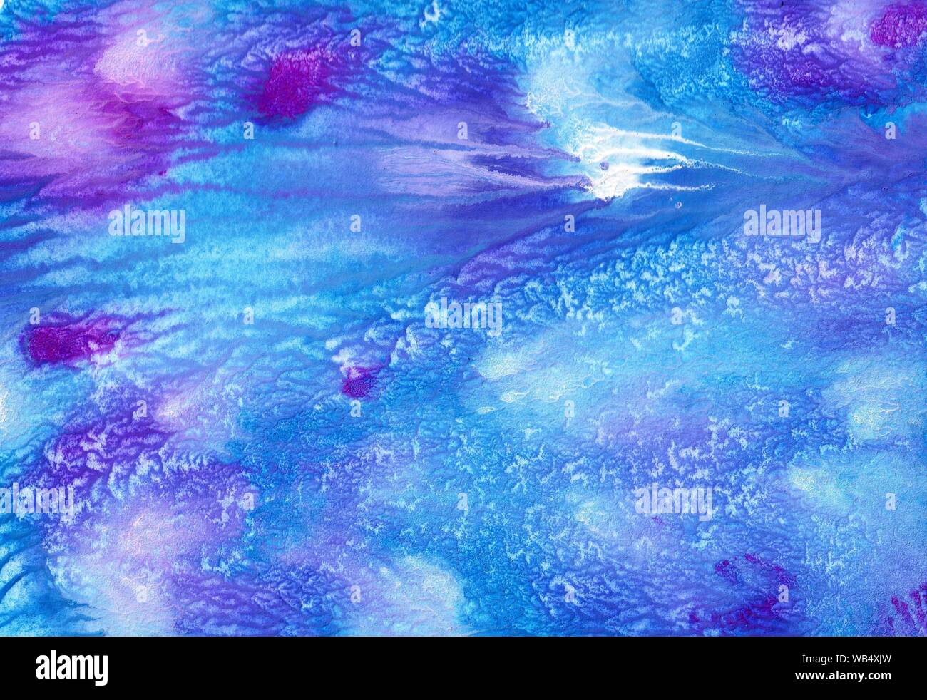 Abstract fatti a mano pattern, multi-colore di sfondo, tempera, acquerello, imitazione della pittura a olio, per la progettazione e la decorazione Foto Stock