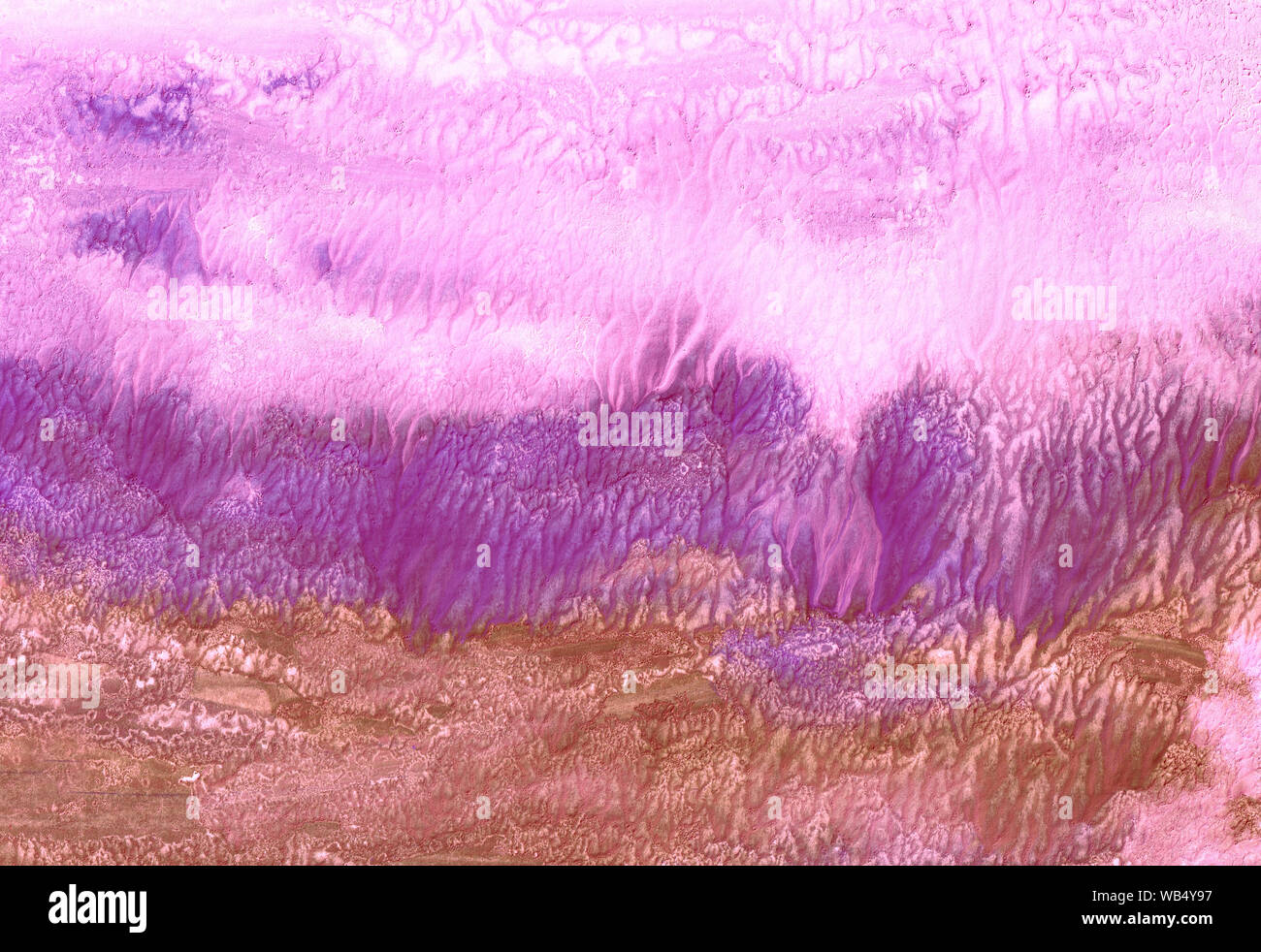 Abstract fatti a mano pattern, multi-colore di sfondo, tempera, acquerello, imitazione della pittura a olio, per la progettazione e la decorazione Foto Stock