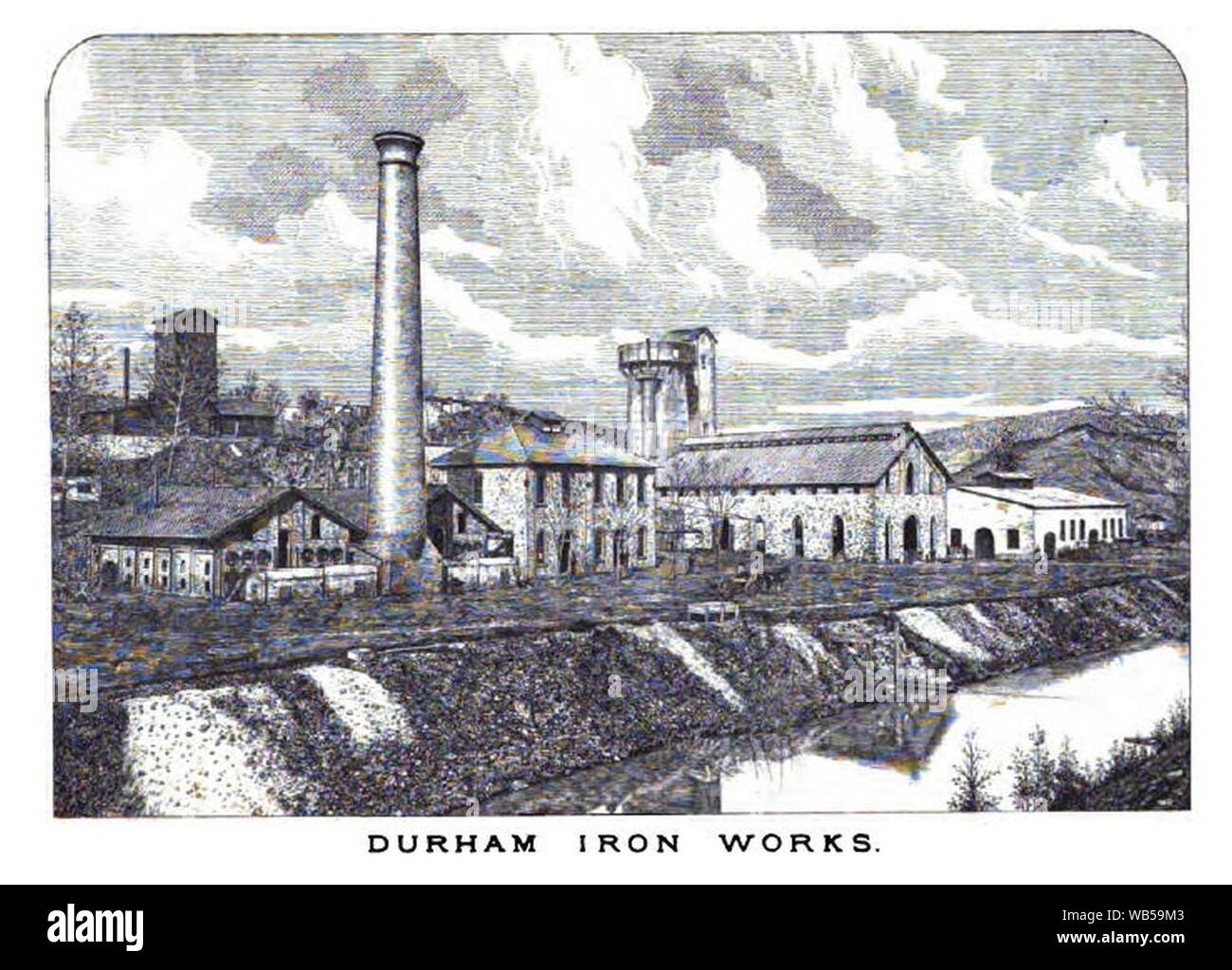 Durham Iron Works. Foto Stock