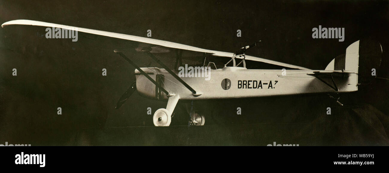 Un italiano "Breda UN' aereo (1930s) Foto Stock