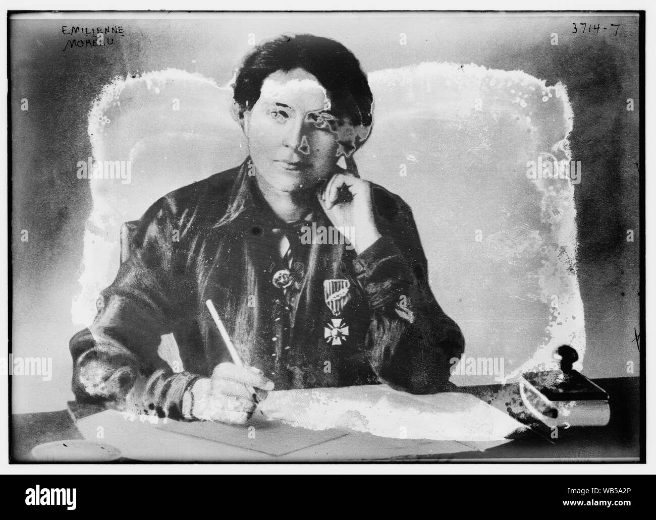 Emilienne Moreau Abstract/medio: 1, negativo : vetro ; 5 x 7 in. o inferiore. Foto Stock