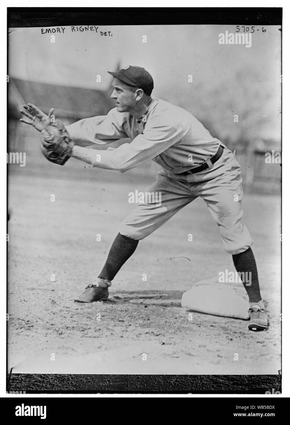 Emory Topper Rigney, Detroit AL (baseball) Abstract/medio: 1, negativo : vetro ; 5 x 7 in. o inferiore. Foto Stock