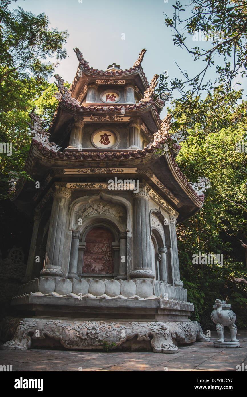 Montagne di marmo viste in Danang, Vietnam centrale Foto Stock