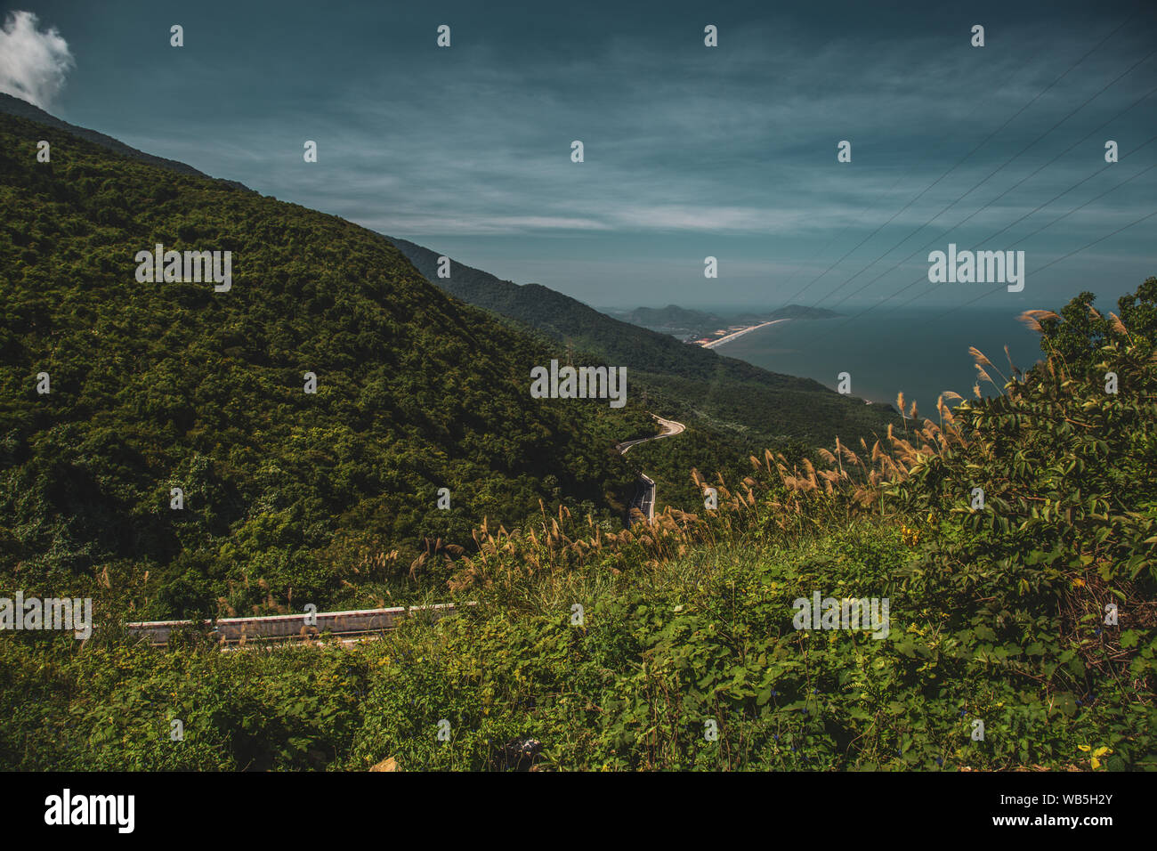Hai Van pass a Danang, Vietnam centrale Foto Stock