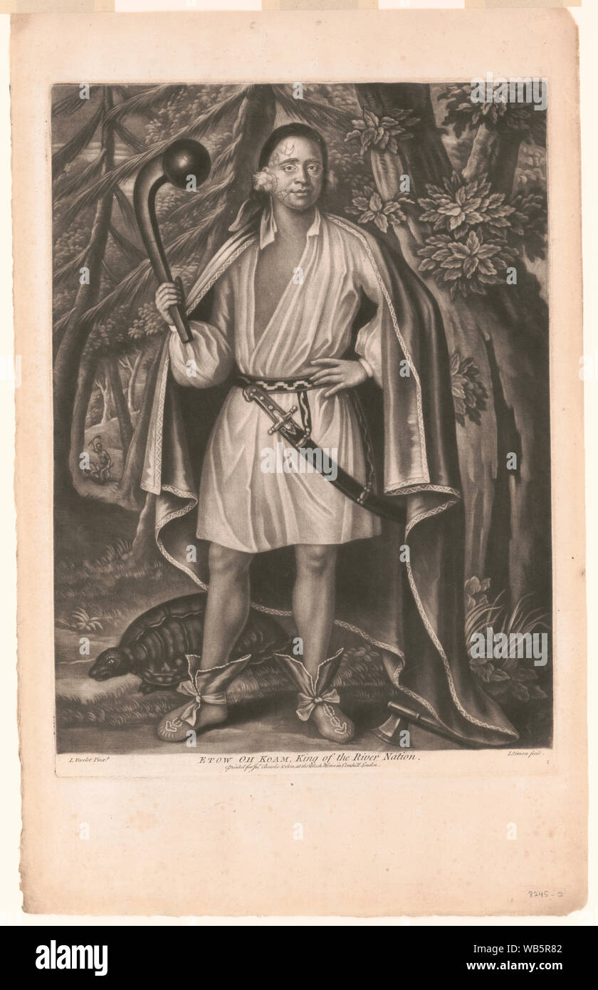 Etow Oh Koam, re del Fiume Nazione Foto Stock