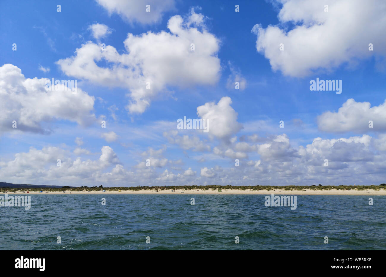 Regno Unito, Inghilterra, Dorset, Studland Bay beach Foto Stock