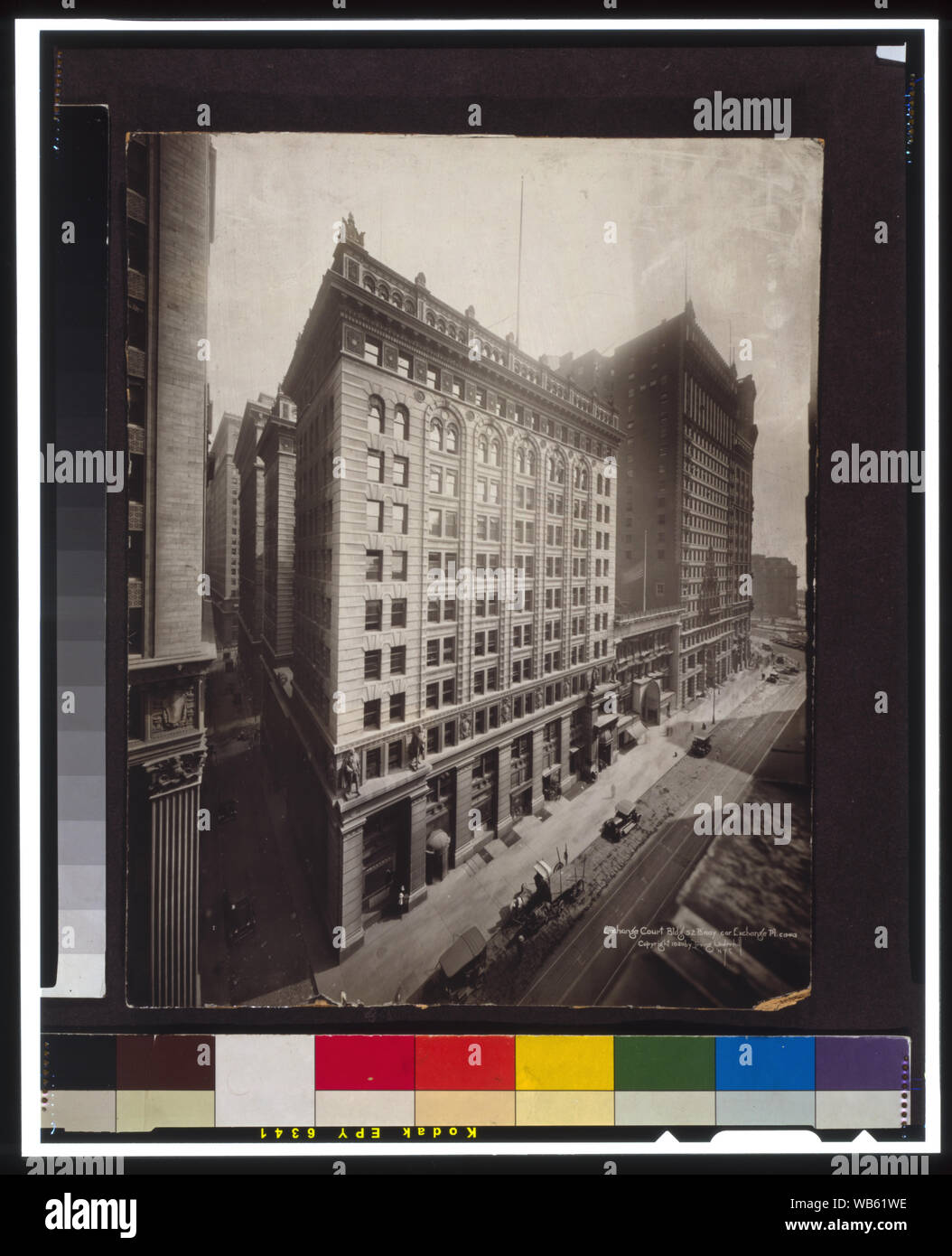 Corte di Exchange Bldg., 52 B'modo cor. Exchange Pl. Abstract/medio: 1 stampa fotografica. Foto Stock