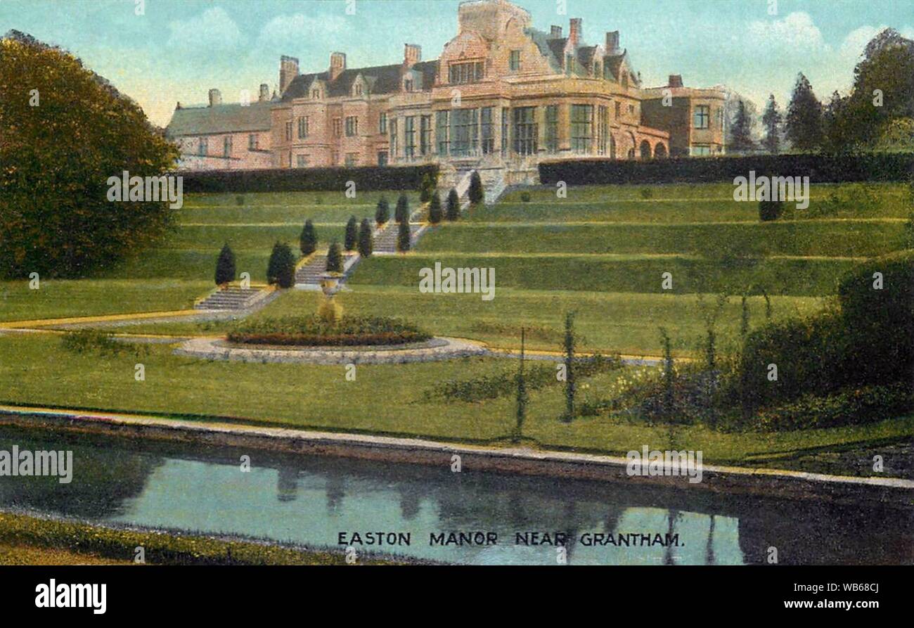 Easton Hall 1900-1910. Foto Stock