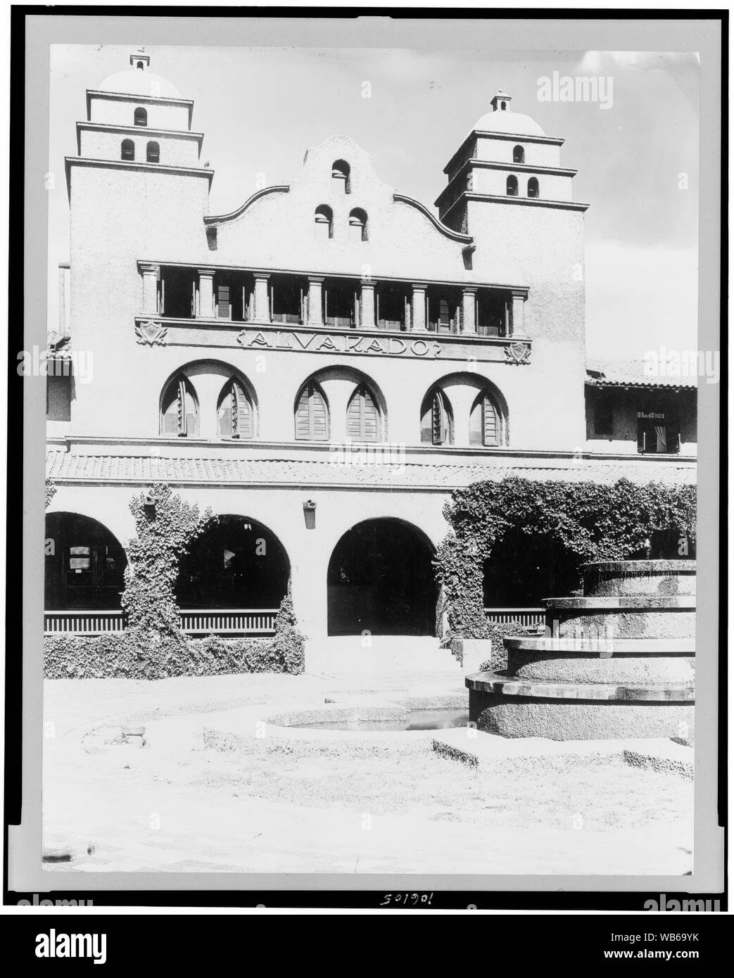 Esterno del Alvarado hotel di Albuquerque, Nuovo Messico Abstract/medio: 1 stampa fotografica. Foto Stock