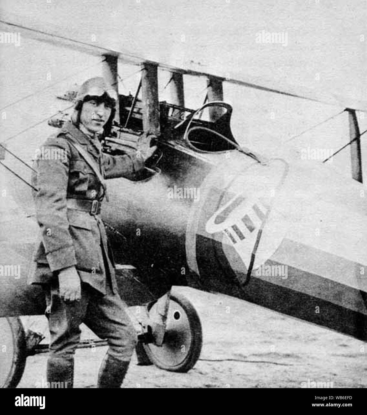 Eddie Rickenbacker Nieuport 28. Foto Stock