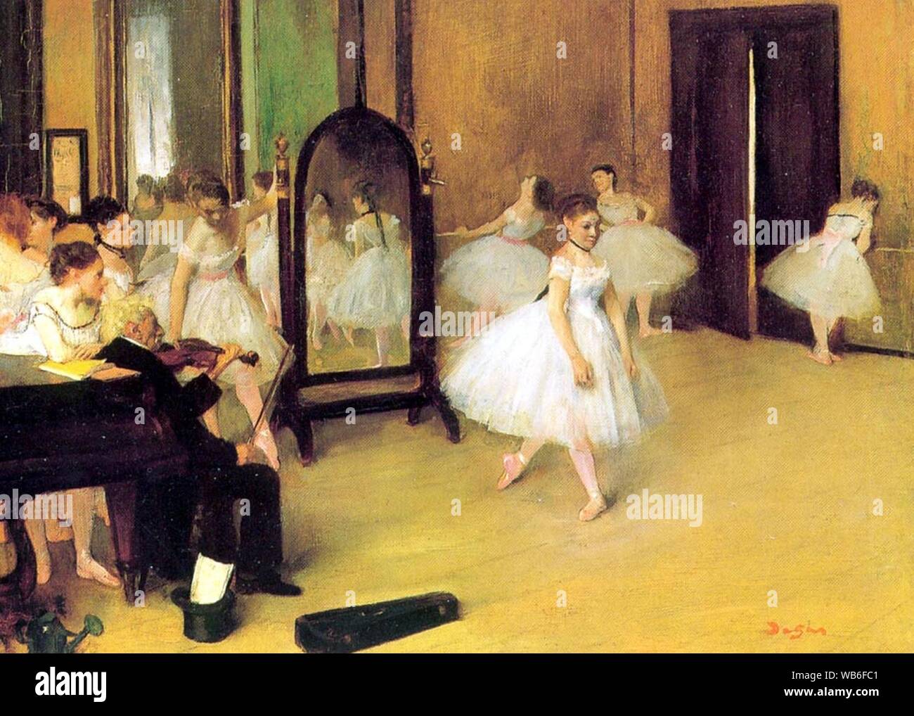 Edgar Degas - Corso di danza. Foto Stock