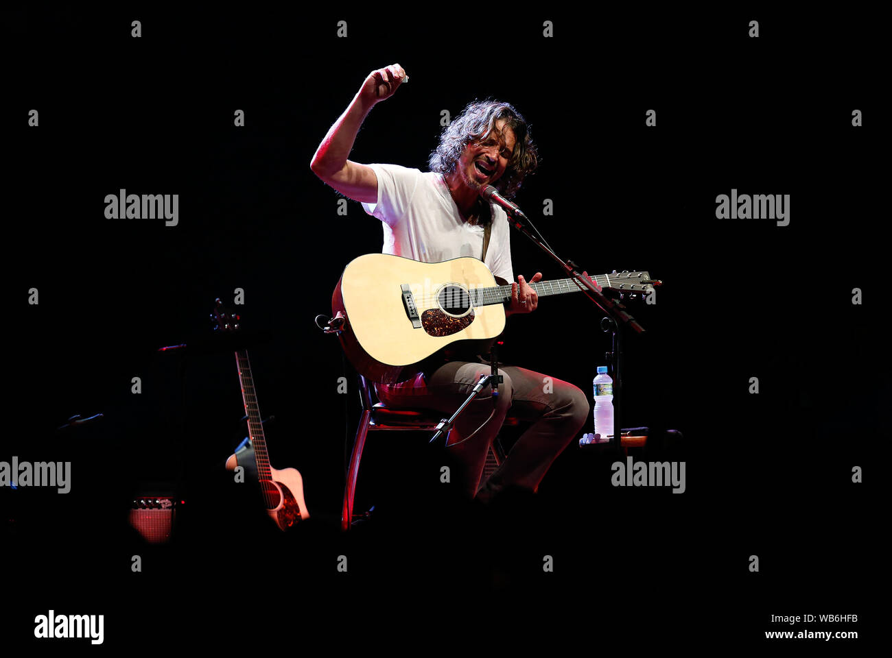 Rio de Janeiro, 15 giugno 2013. La cantante Cris Cornell durante il suo spettacolo al vivo Rio show house a Rio de Janeiro, Brasile Foto Stock