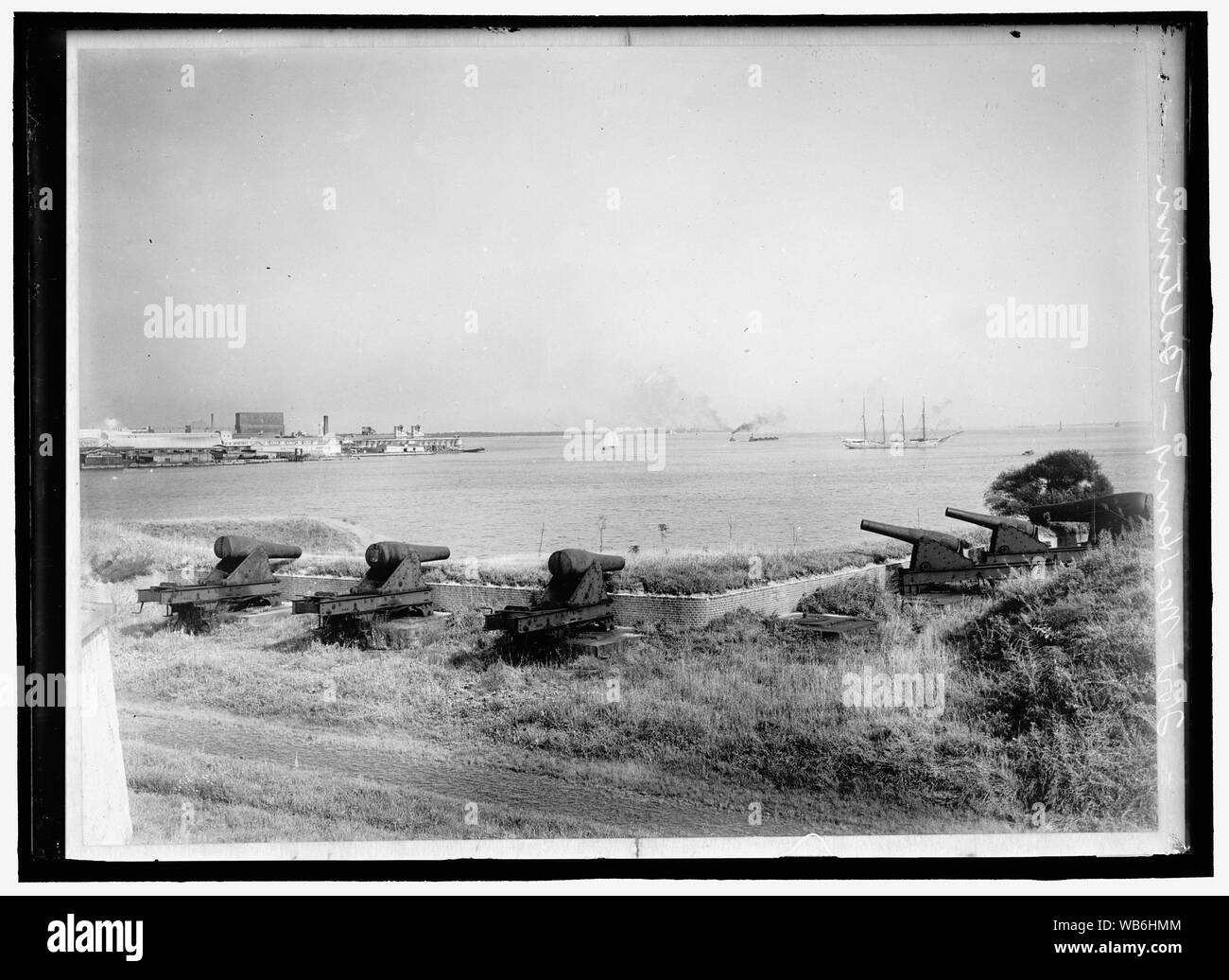 FORT McHENRY Abstract/medio: 1, negativo : vetro ; 5 x 7 in. o più piccolo Foto Stock