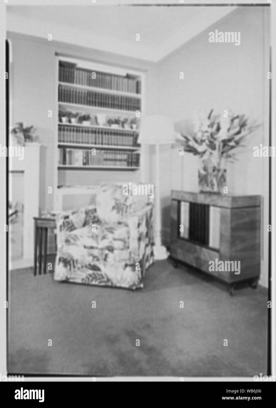 F.W. Hobbs, residence a 34-14 81st St., Jackson Heights. Abstract/medio: Collezione Gottscho-Schleisner Foto Stock