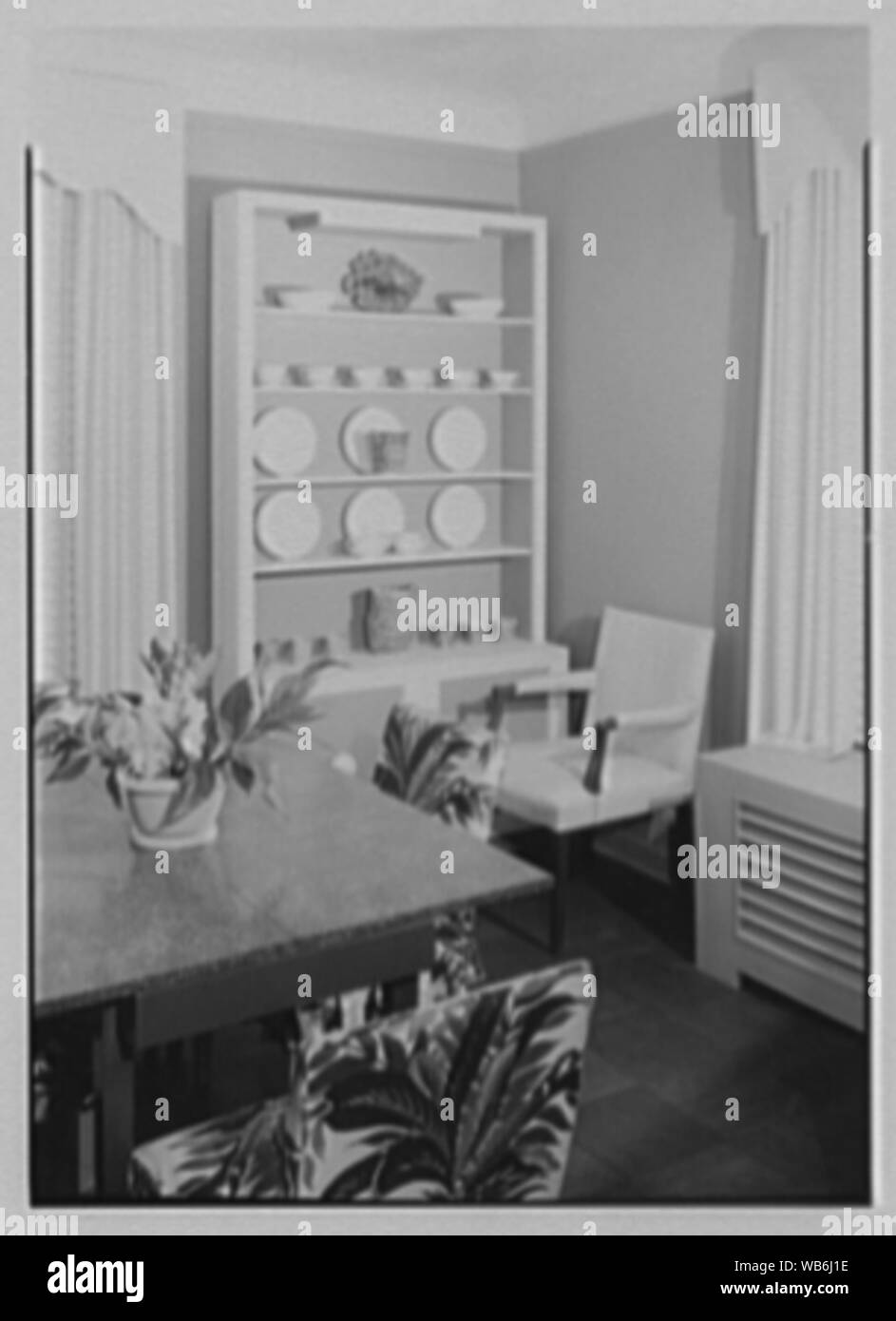 F.W. Hobbs, residence a 34-14 81st St., Jackson Heights. Abstract/medio: Collezione Gottscho-Schleisner Foto Stock