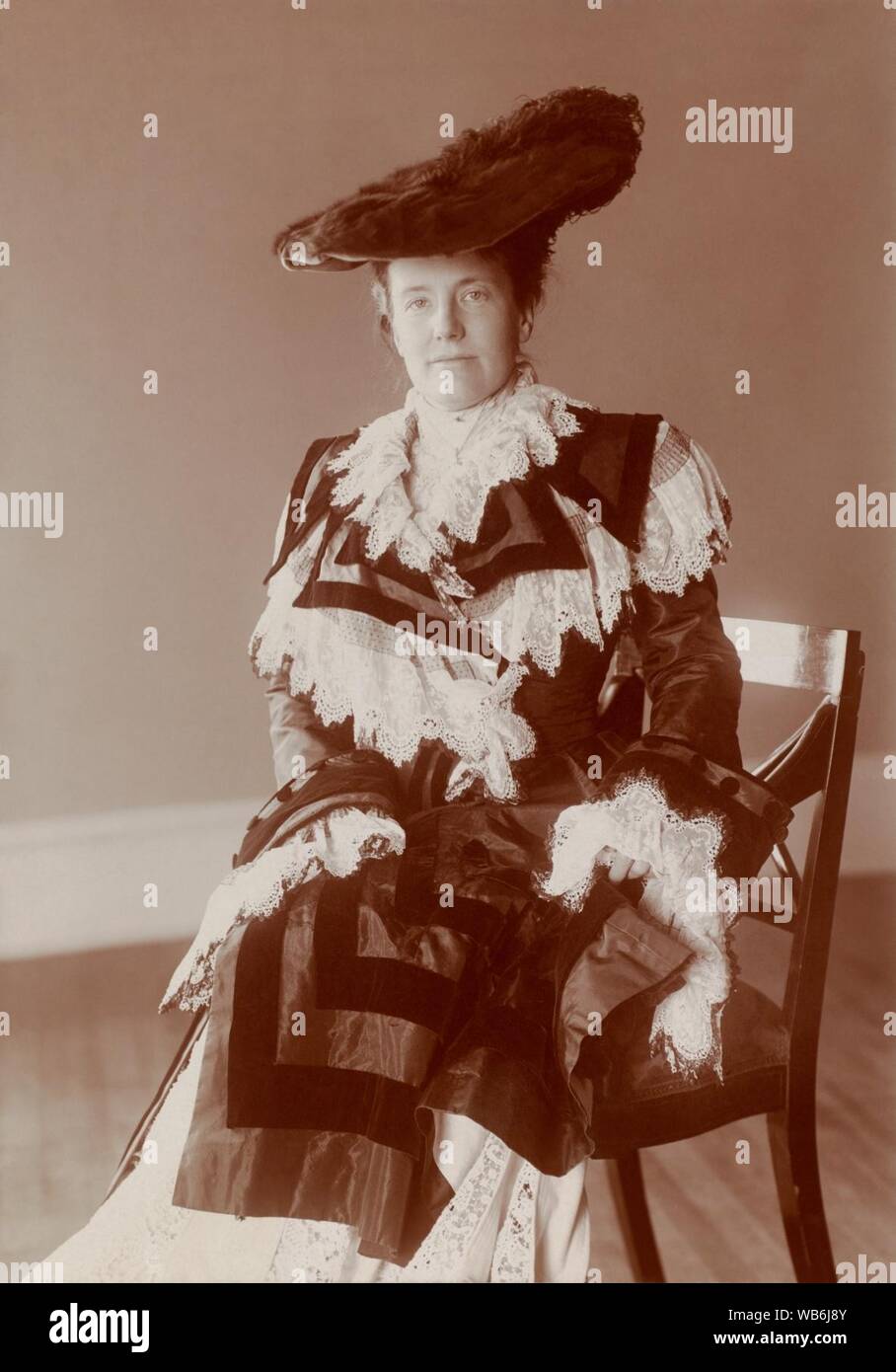Edith Kermit Carow Roosevelt da Frances Benjamin Johnston. Foto Stock