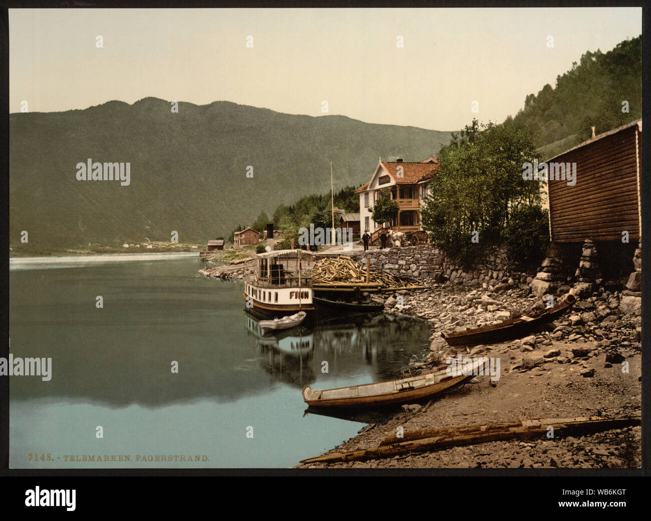 Fagerstrand, Telemarken (i.e, telemark), Norvegia Foto Stock