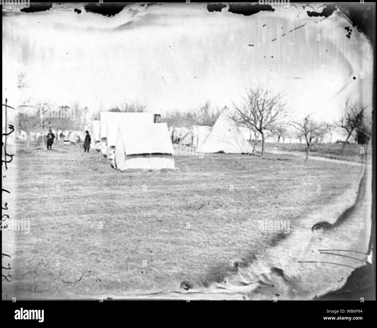 Falmouth, Virginia, vicinanze. Palloncino camp Abstract: Selezionato Guerra civile fotografie, 1861-1865 Foto Stock