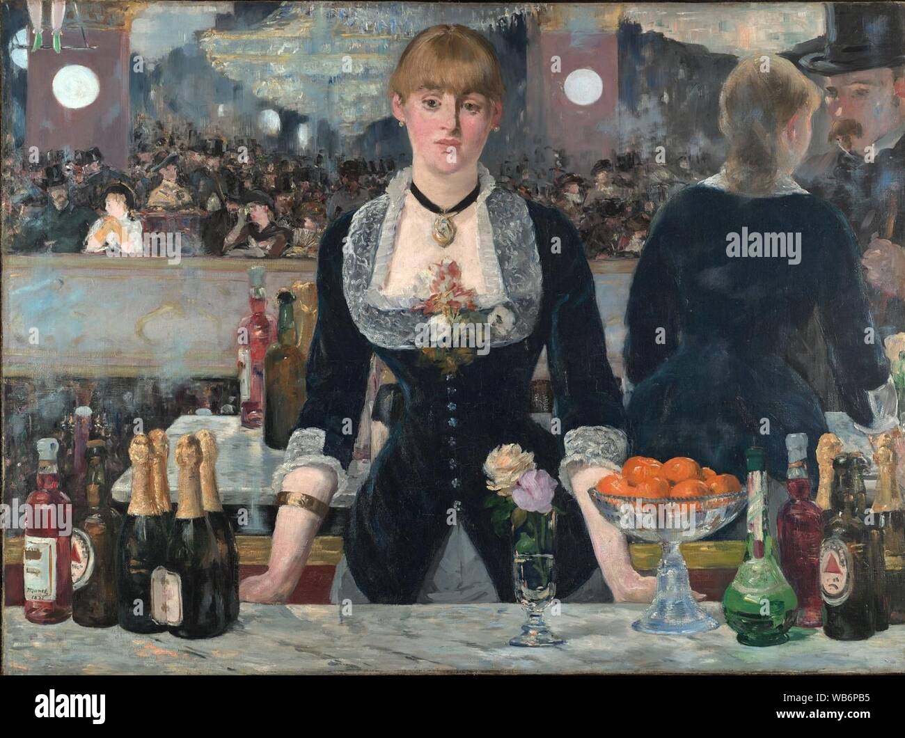 Edouard Manet, un bar a Folies-Bergère. Foto Stock