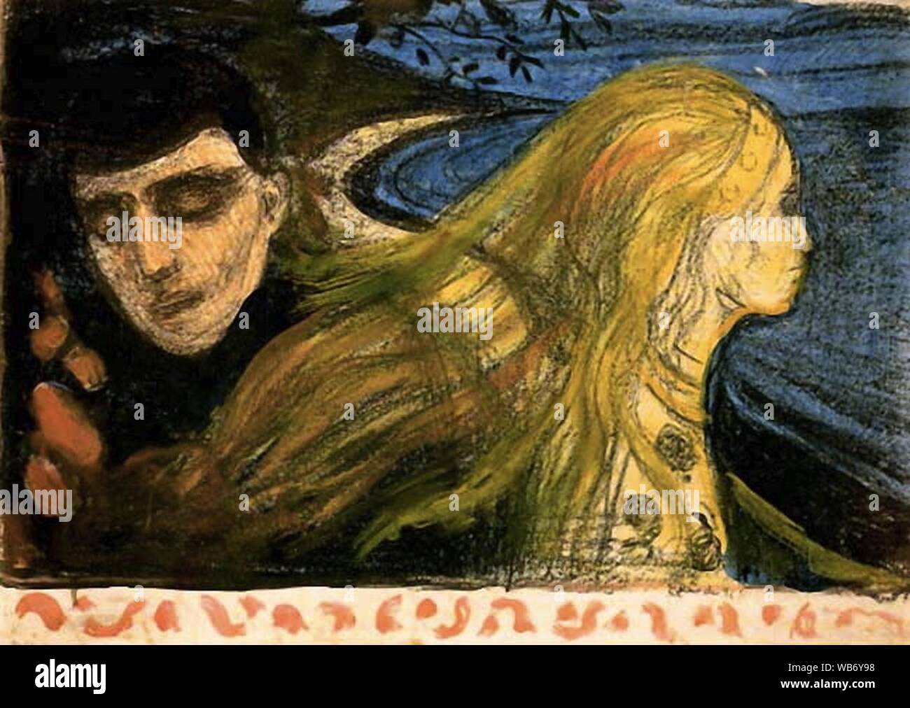 Edvard Munch - separazione (4). Foto Stock