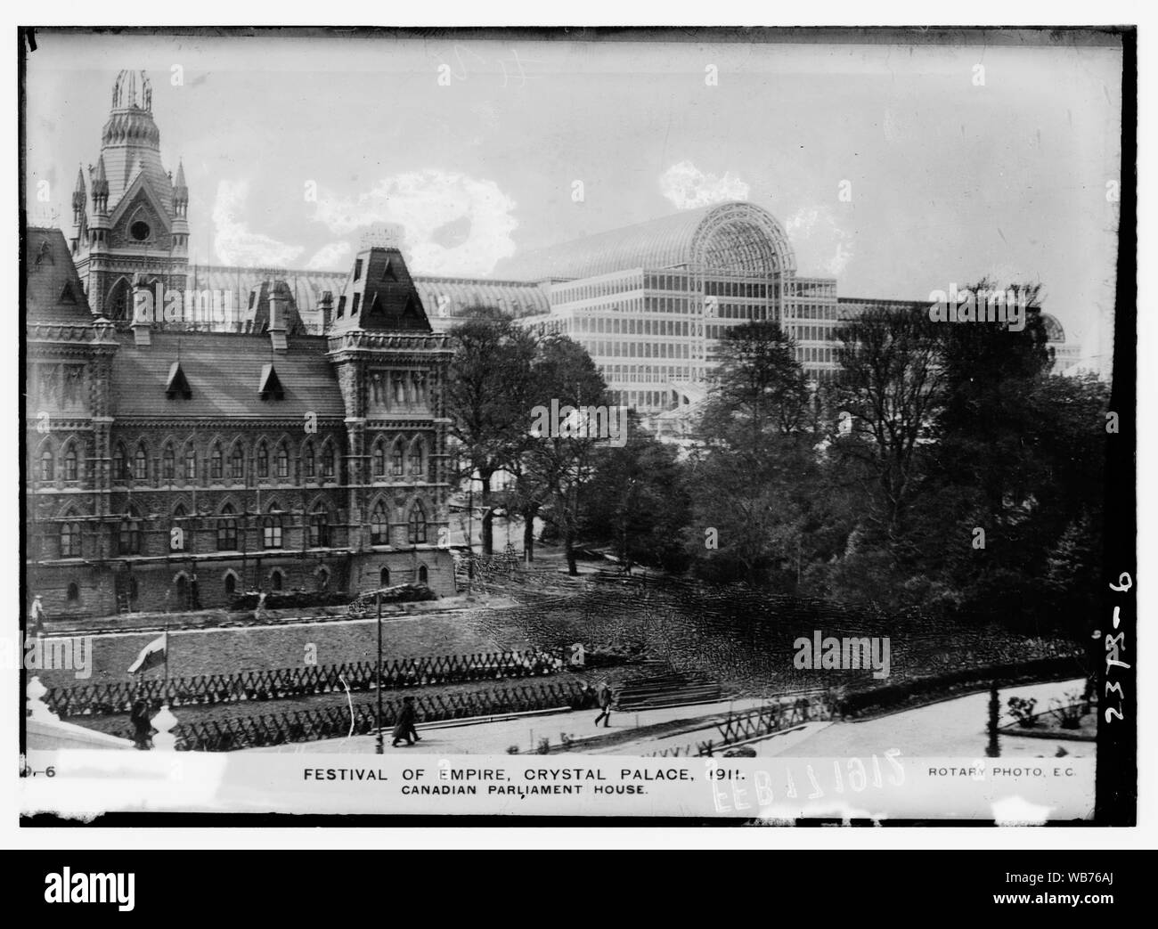 Festival dell'Impero, Crystal Palace, 1911; Parlamento canadese House Abstract/medio: 1, negativo : vetro ; 5 x 7 in. o inferiore. Foto Stock