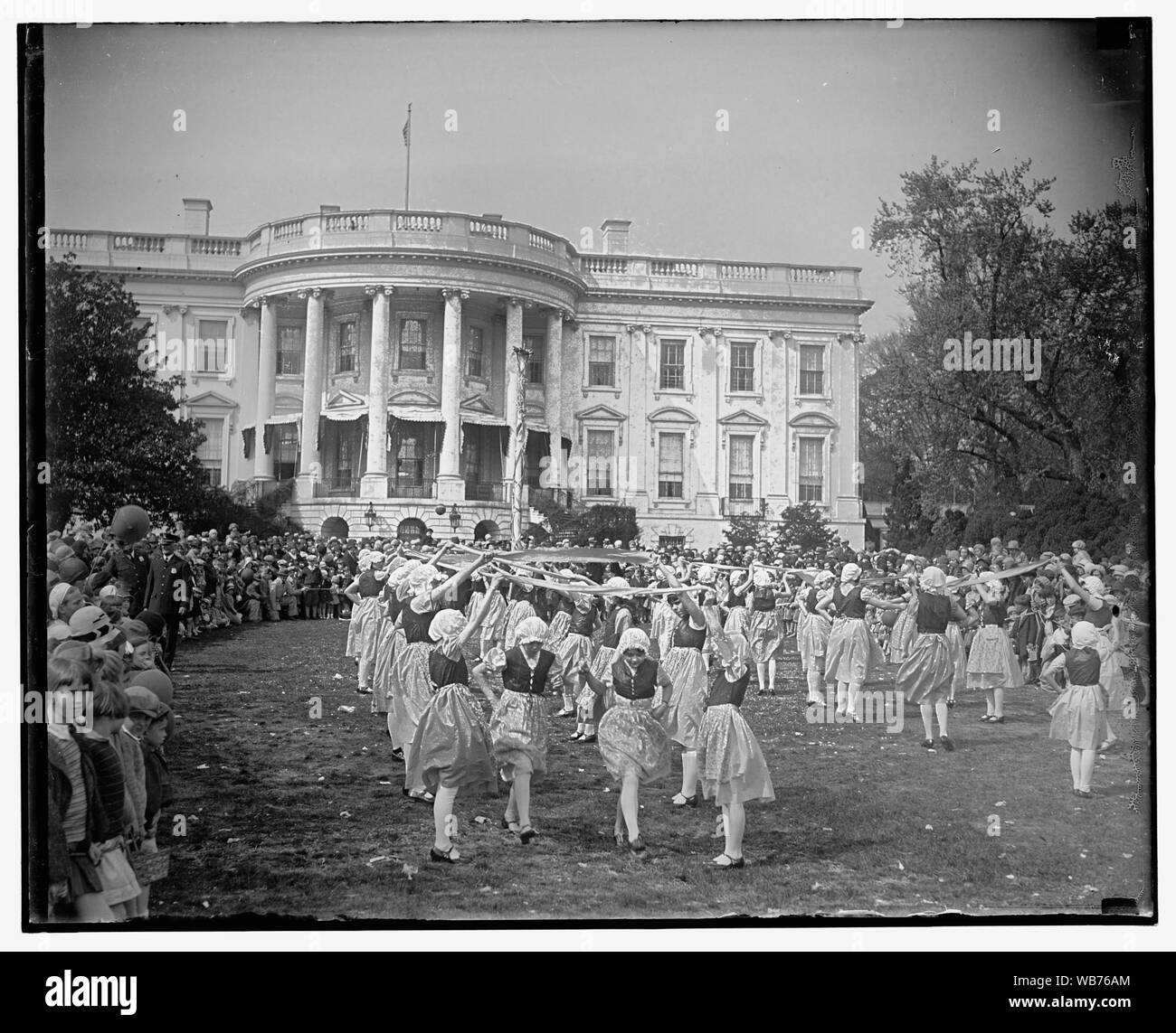 Festival sulla Casa Bianca prato Abstract/medio: 1, negativo : vetro ; 4 x 5 in. o più piccolo Foto Stock