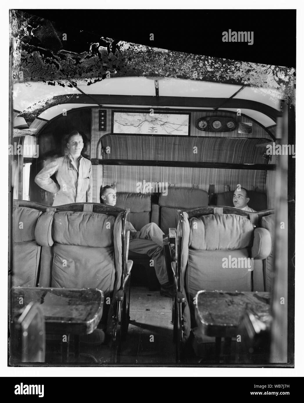 Flying Boat Satyrus cabina passeggeri/astratta di medie: G. Eric e Edith Matson Collezione fotografica Foto Stock