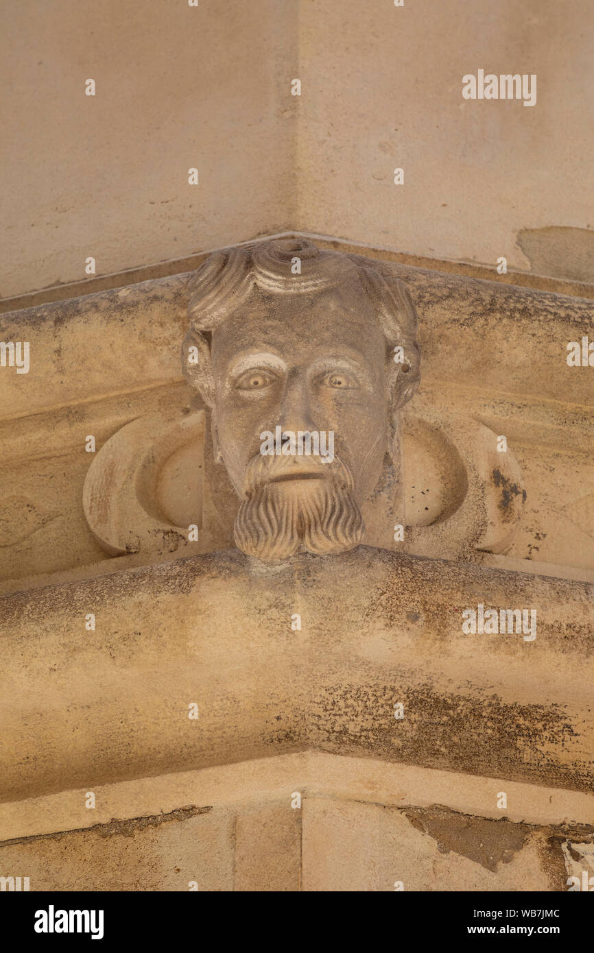 Ritratti rinascimentale presso la Cattedrale di San Giacomo di Sibenik, Croazia, Europa Foto Stock