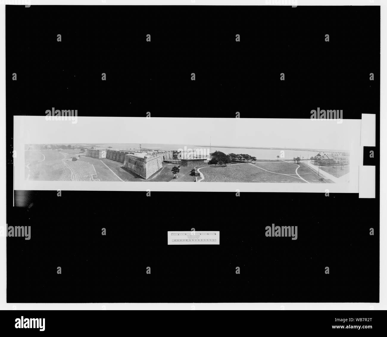 Fort Marion su Matanzas Baia, Sant'Agostino, Fla Foto Stock