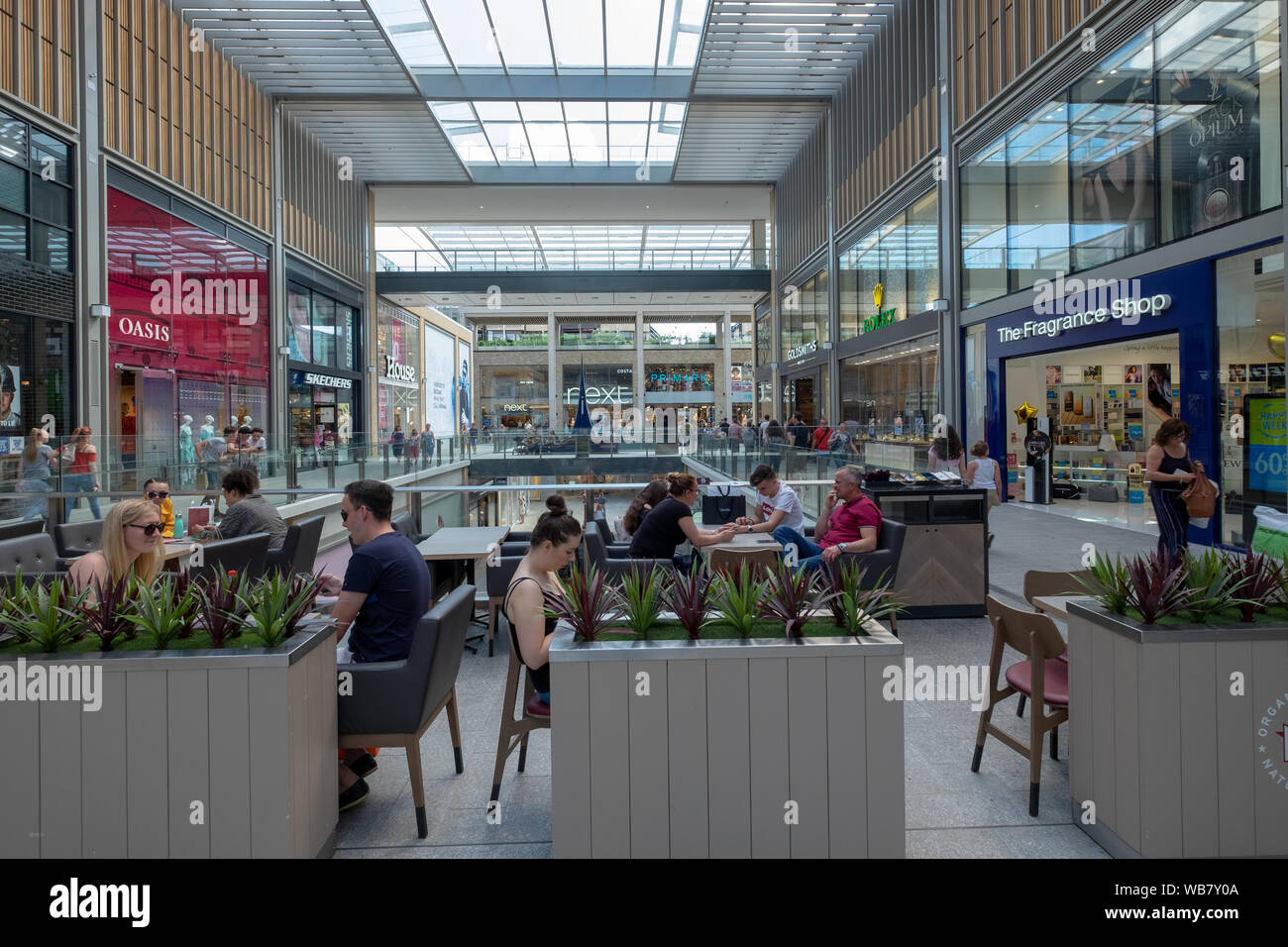 Westgate Shopping Center Oxford Foto Stock