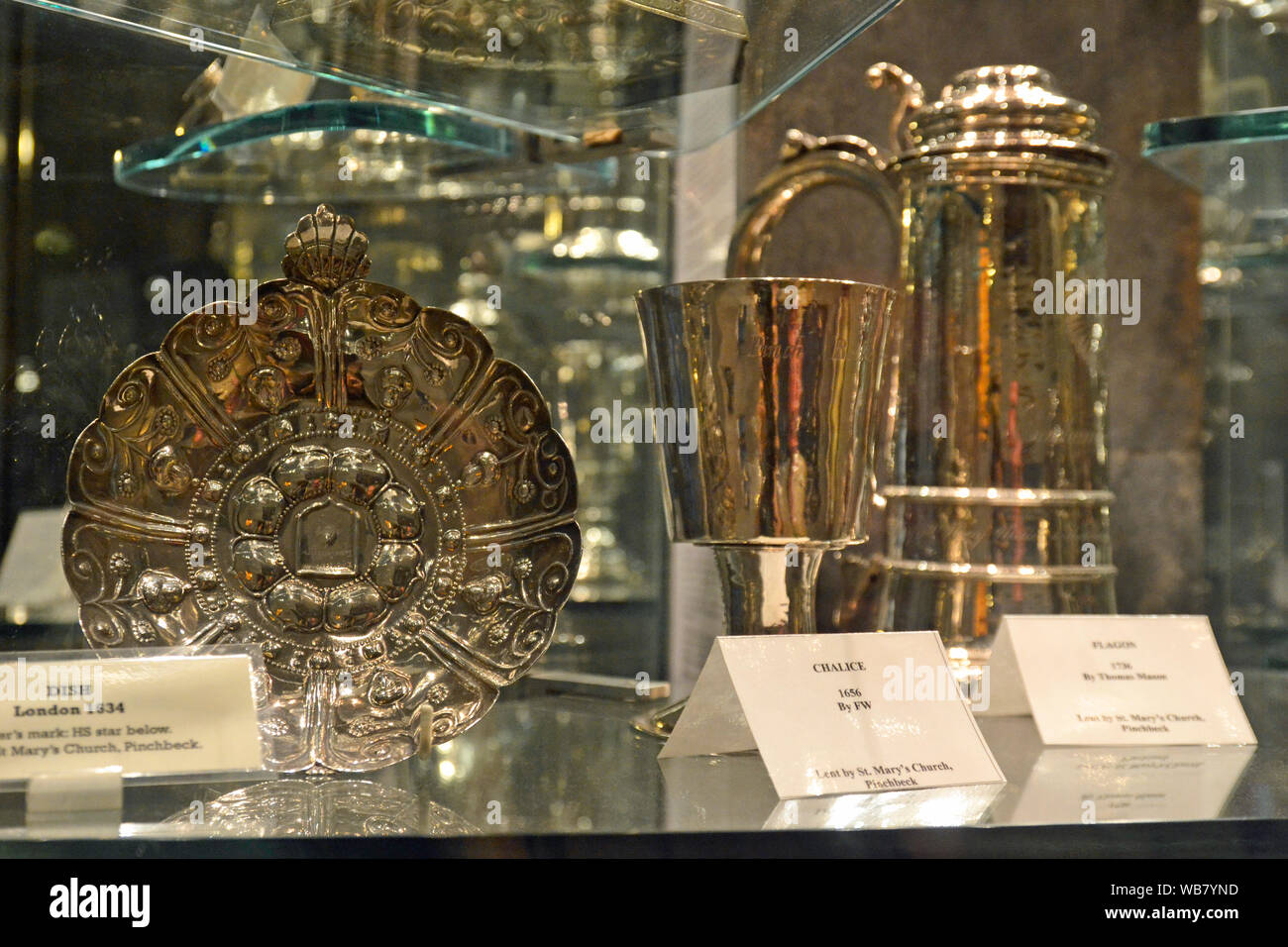 Il Tesoro a Lincoln Cathedral City Center, Lincoln, Lincolnshire, Regno Unito Foto Stock