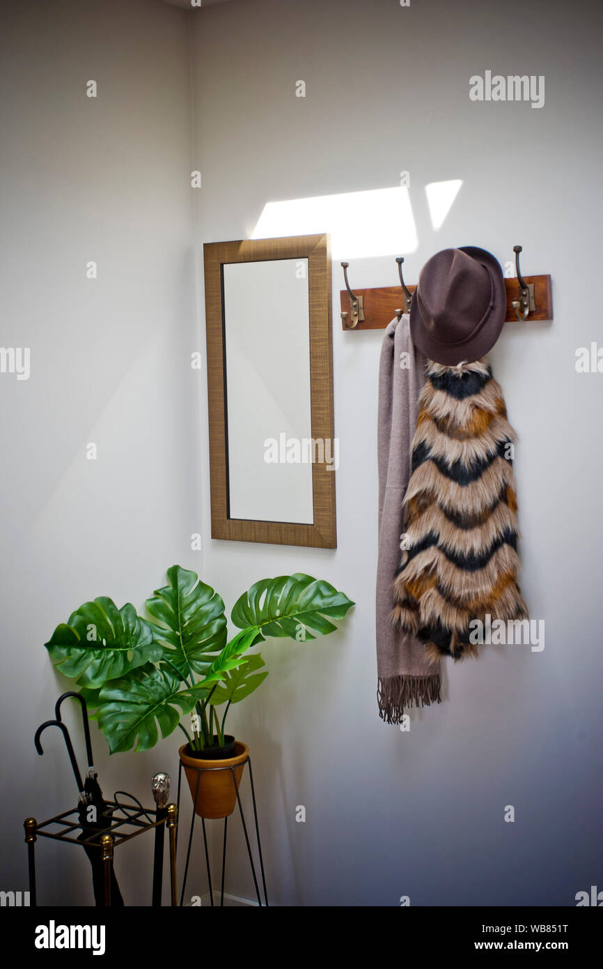 Generic minimalista design interno all'interno di un appartamento Foto Stock