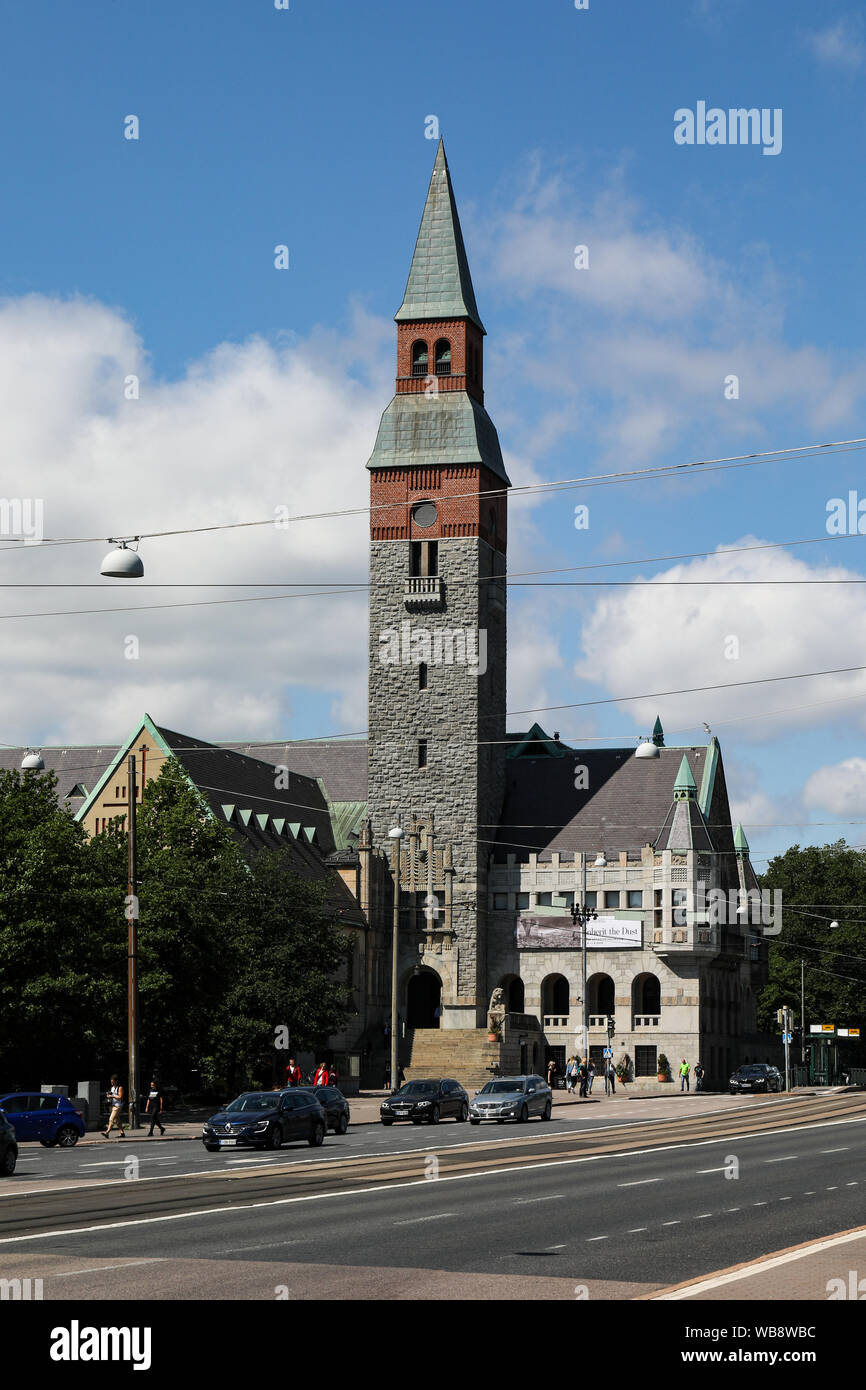 Museo nazionale della Finlandia in Mannerheimintie, Helsinki Foto Stock