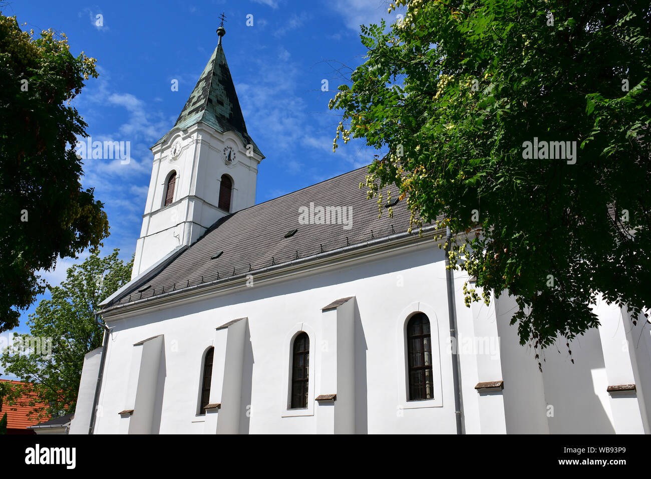 Santa Maria la Chiesa cattolica romana, Miskolc-Diósgyőr, Ungheria, Magyarorszag, Europa Foto Stock