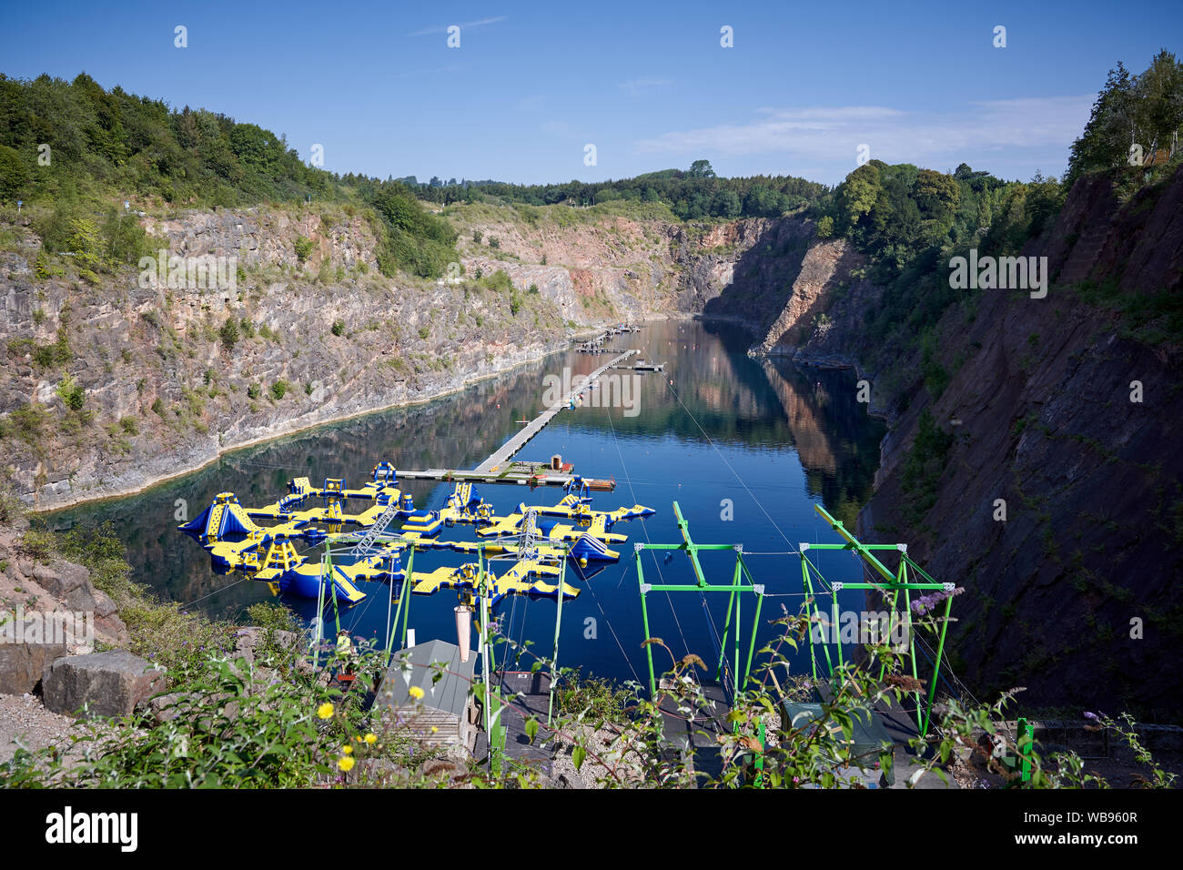 La Nazionale di immersione e centro di attività, Tidenham, Chepstow, Gloucestershire Foto Stock