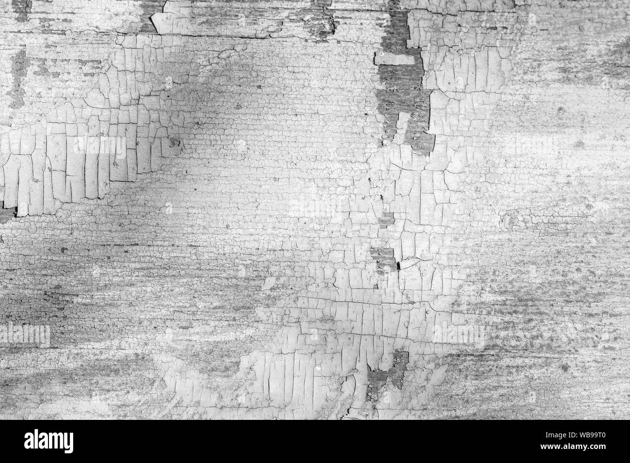 Texture di pareti scrostate. Sfondo astratti per la progettazione. In bianco e nero. Foto Stock