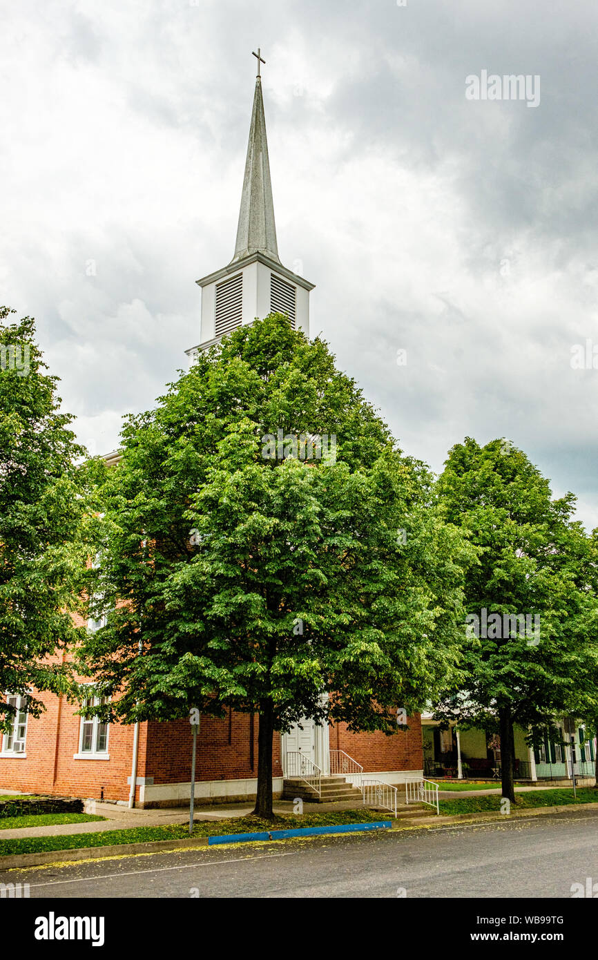 St. Johns Chiesa unita di Cristo, 417 Market Street, Mifflinburg, Pennsylvania Foto Stock