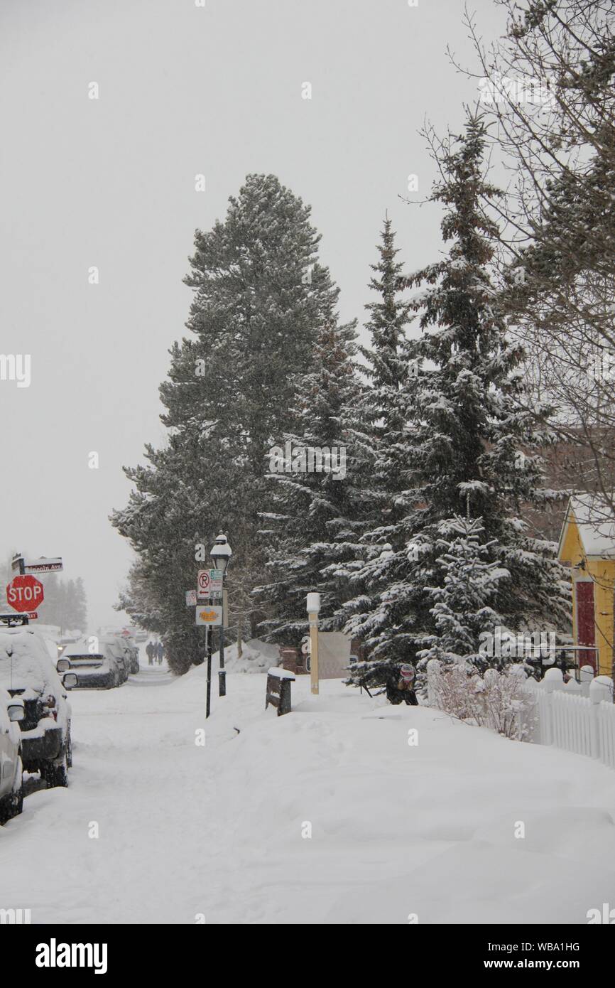 Breckenridge Paesaggio invernale Foto Stock